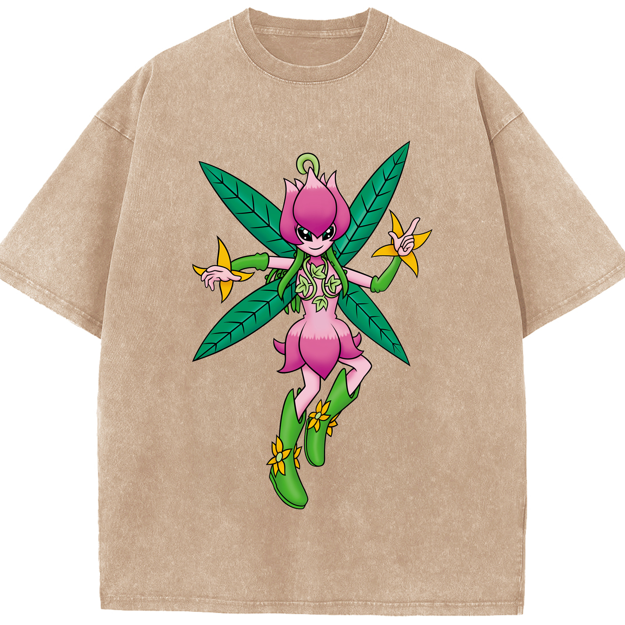 （画像用） Digimon デジタルモンスター/デジモン 綿100% ヴィンテージ風 半袖Tシャツ（フロントプリント）