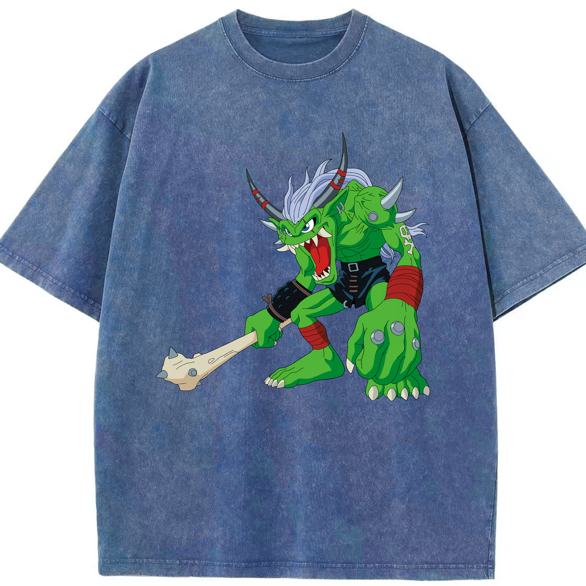（画像用） Digimon デジタルモンスター/デジモン 綿100% ヴィンテージ風 半袖Tシャツ（フロントプリント）
