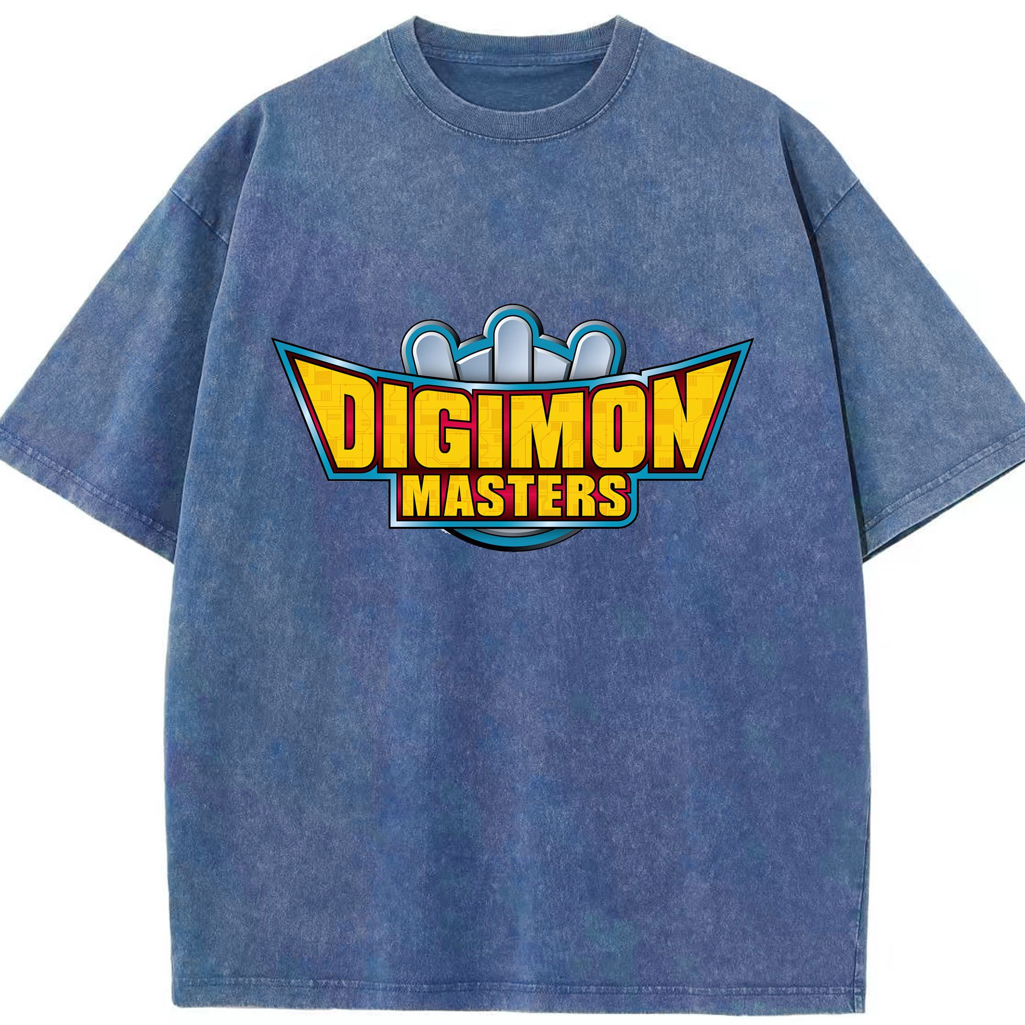 （画像用） Digimon デジタルモンスター/デジモン 綿100% ヴィンテージ風 半袖Tシャツ（フロントプリント）