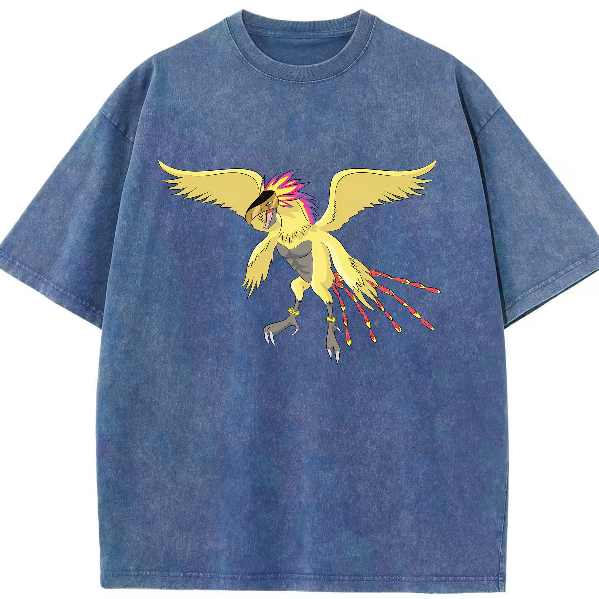 （画像用） Digimon デジタルモンスター/デジモン 綿100% ヴィンテージ風 半袖Tシャツ（フロントプリント）