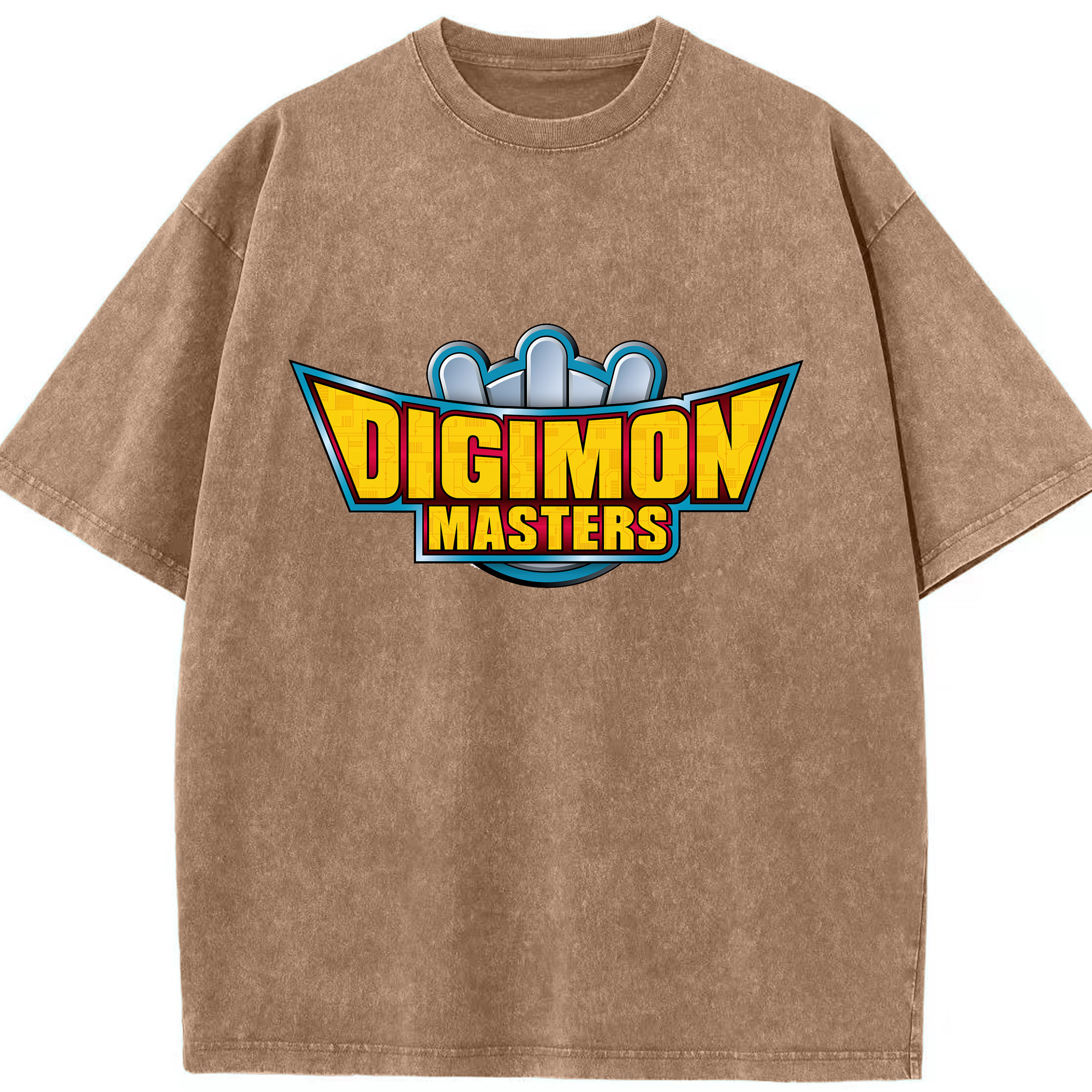（画像用） Digimon デジタルモンスター/デジモン 綿100% ヴィンテージ風 半袖Tシャツ（フロントプリント）