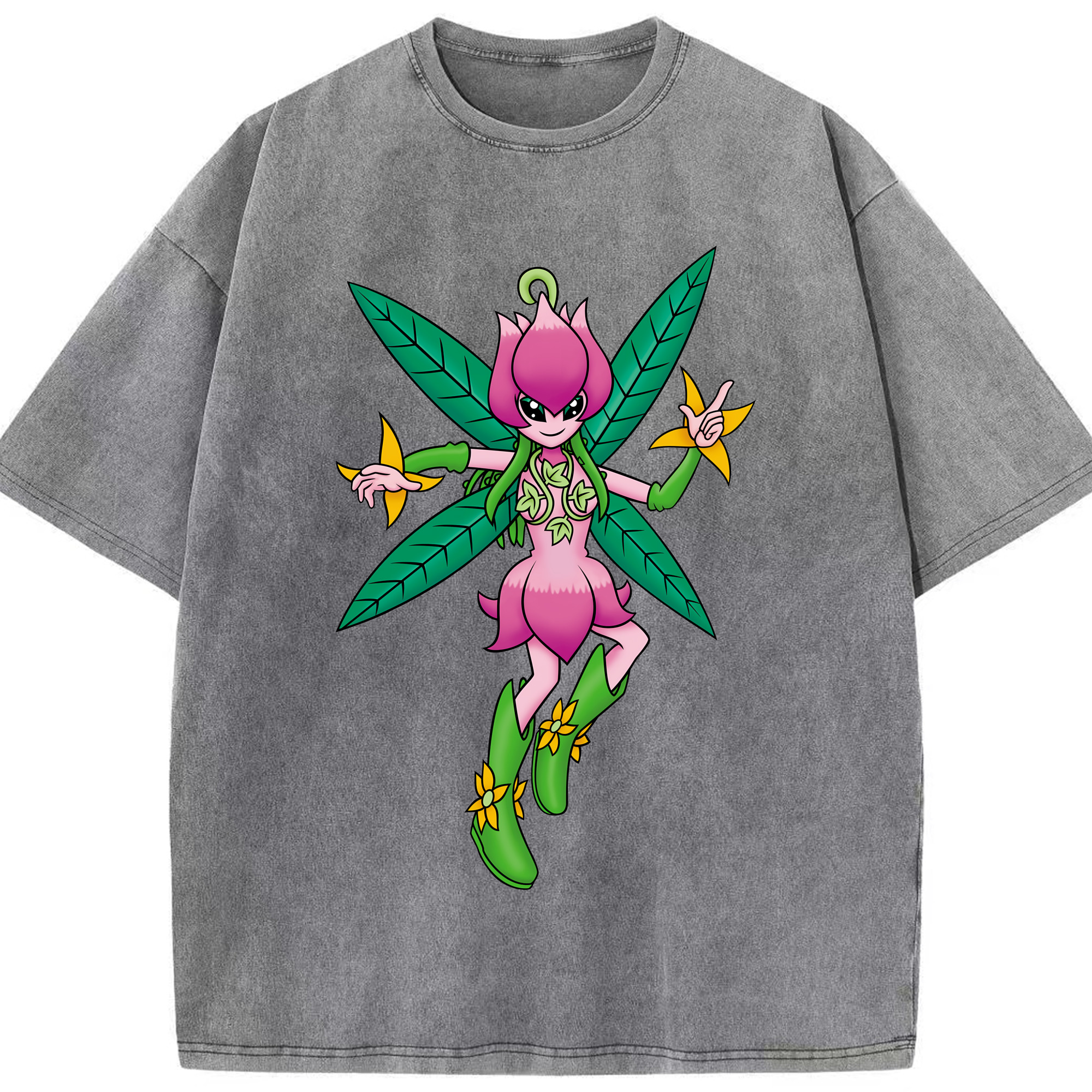 （画像用） Digimon デジタルモンスター/デジモン 綿100% ヴィンテージ風 半袖Tシャツ（フロントプリント）