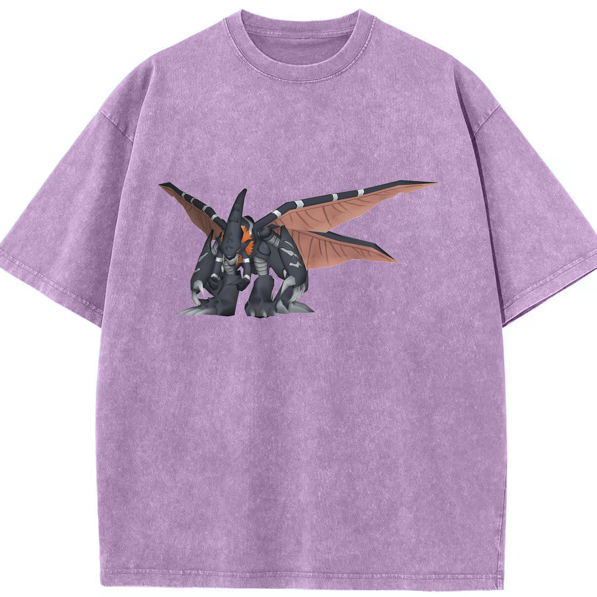 （画像用） Digimon デジタルモンスター/デジモン 綿100% ヴィンテージ風 半袖Tシャツ（フロントプリント）