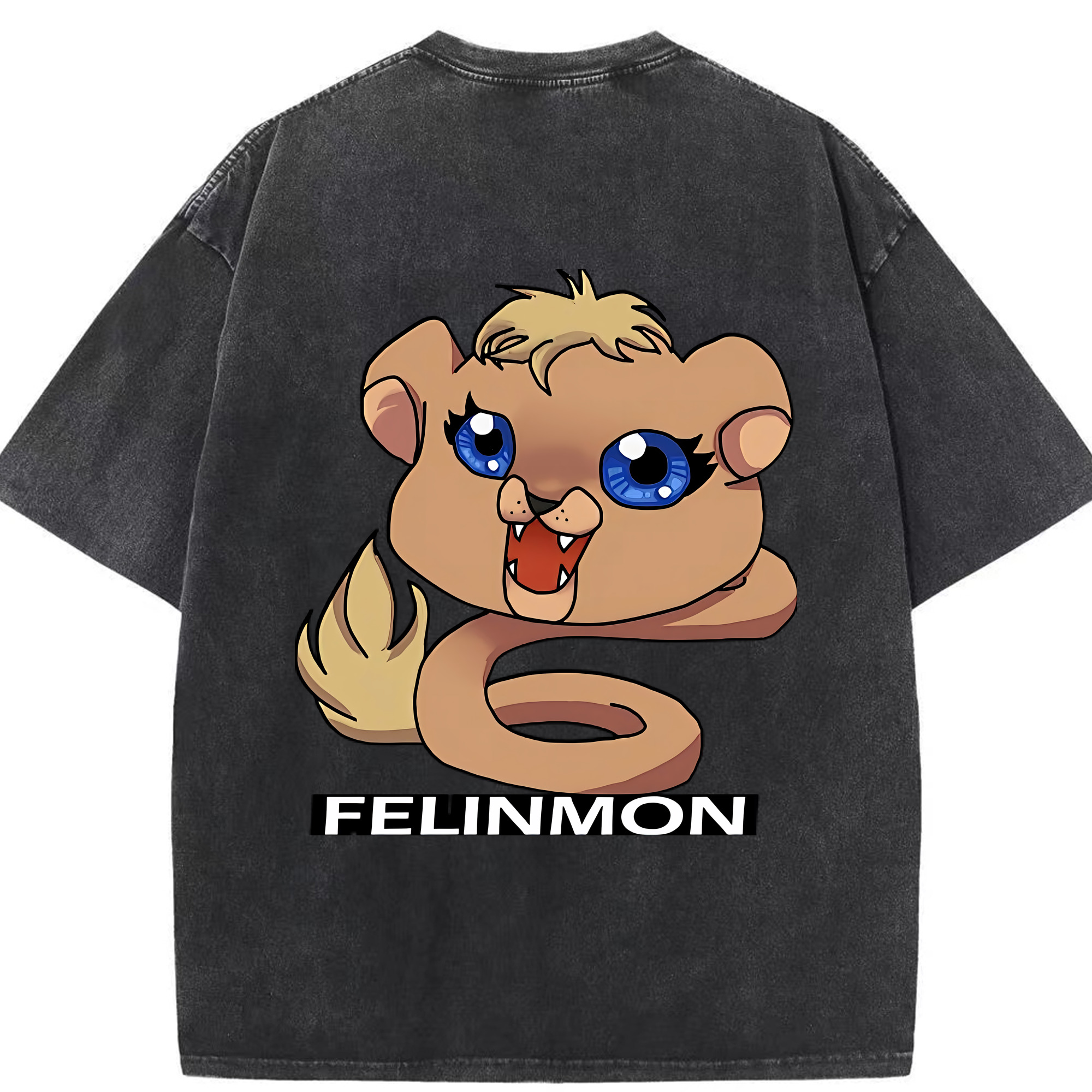 （画像用） Digimon デジタルモンスター/デジモン 綿100% ヴィンテージ風 半袖Tシャツ（背面プリント）
