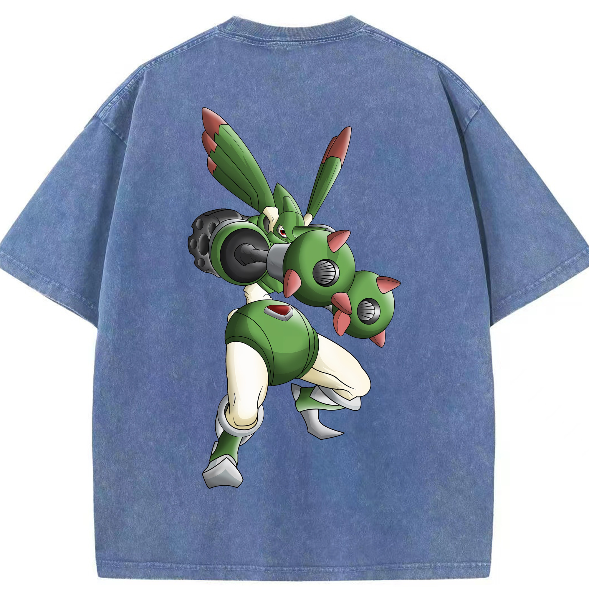 （画像用） Digimon デジタルモンスター/デジモン 綿100% ヴィンテージ風 半袖Tシャツ（背面プリント）