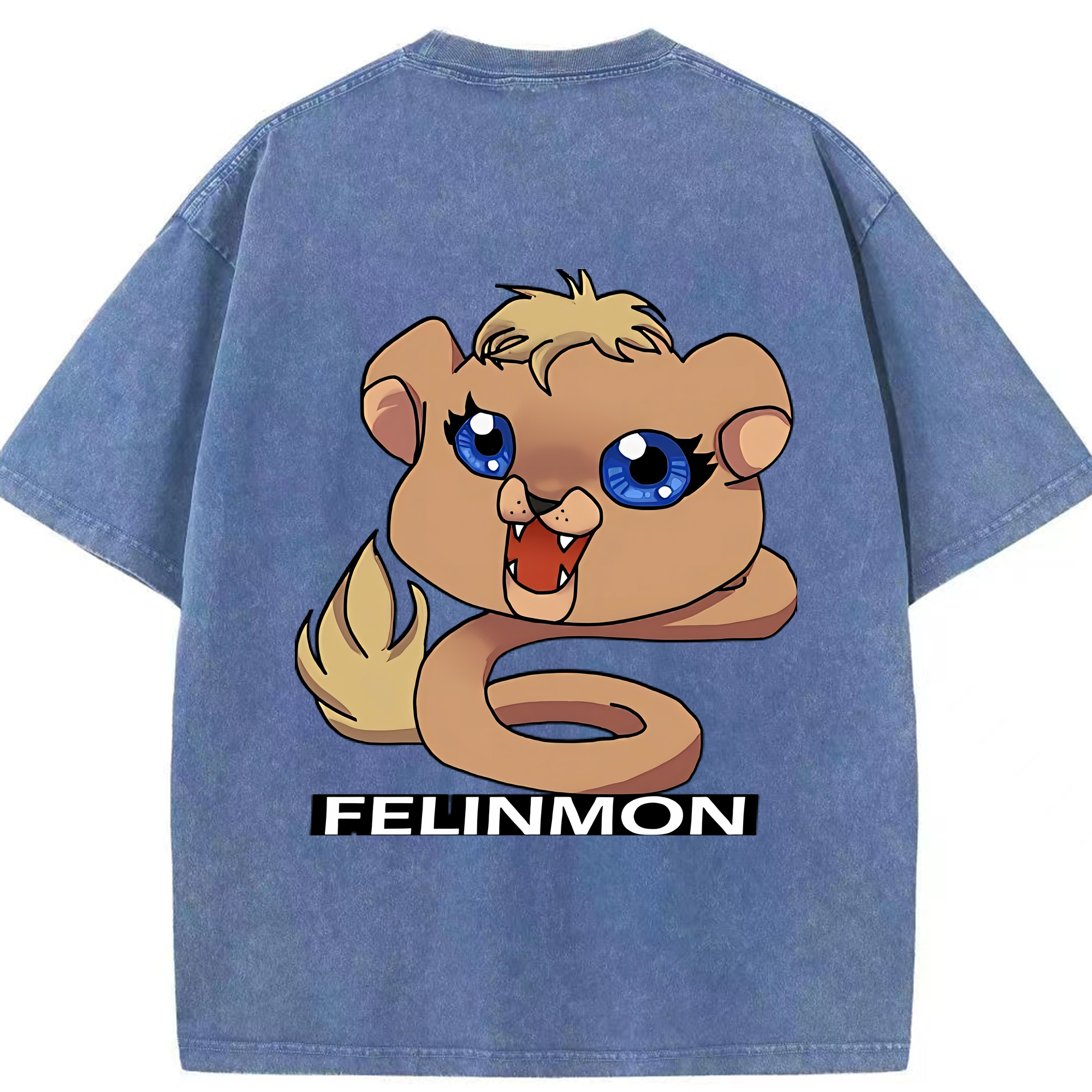 （画像用） Digimon デジタルモンスター/デジモン 綿100% ヴィンテージ風 半袖Tシャツ（背面プリント）