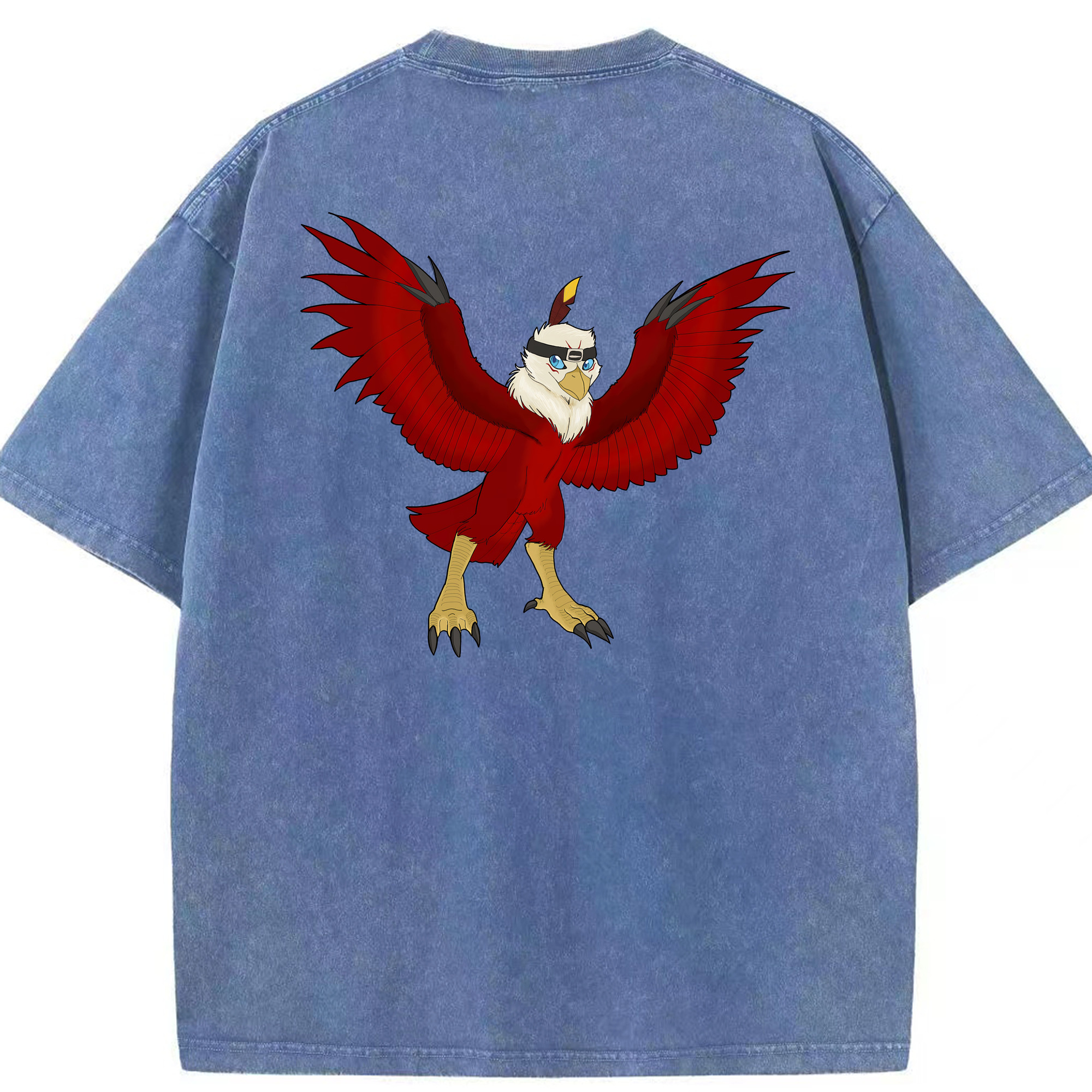 （画像用） Digimon デジタルモンスター/デジモン 綿100% ヴィンテージ風 半袖Tシャツ（背面プリント）