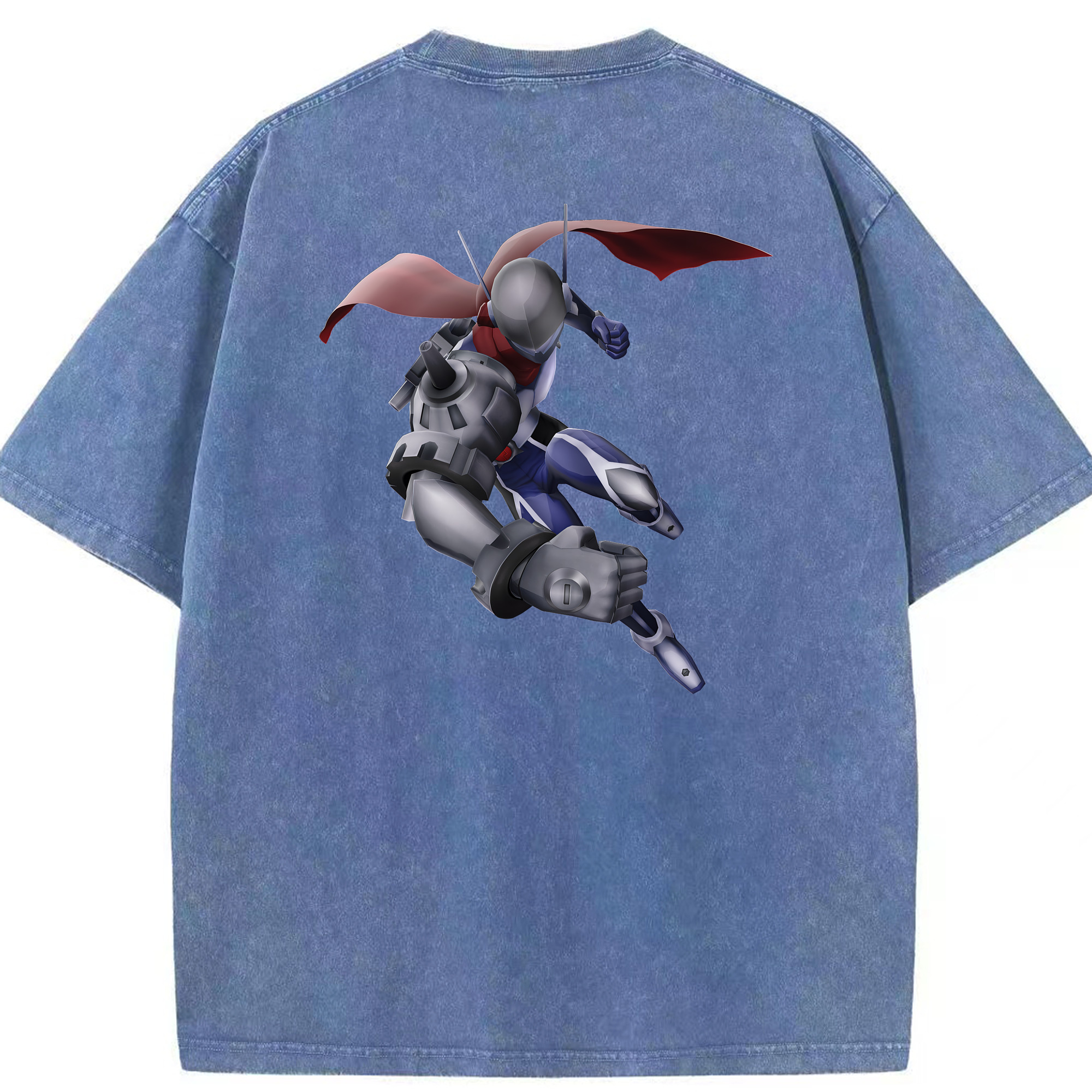 （画像用） Digimon デジタルモンスター/デジモン 綿100% ヴィンテージ風 半袖Tシャツ（背面プリント）