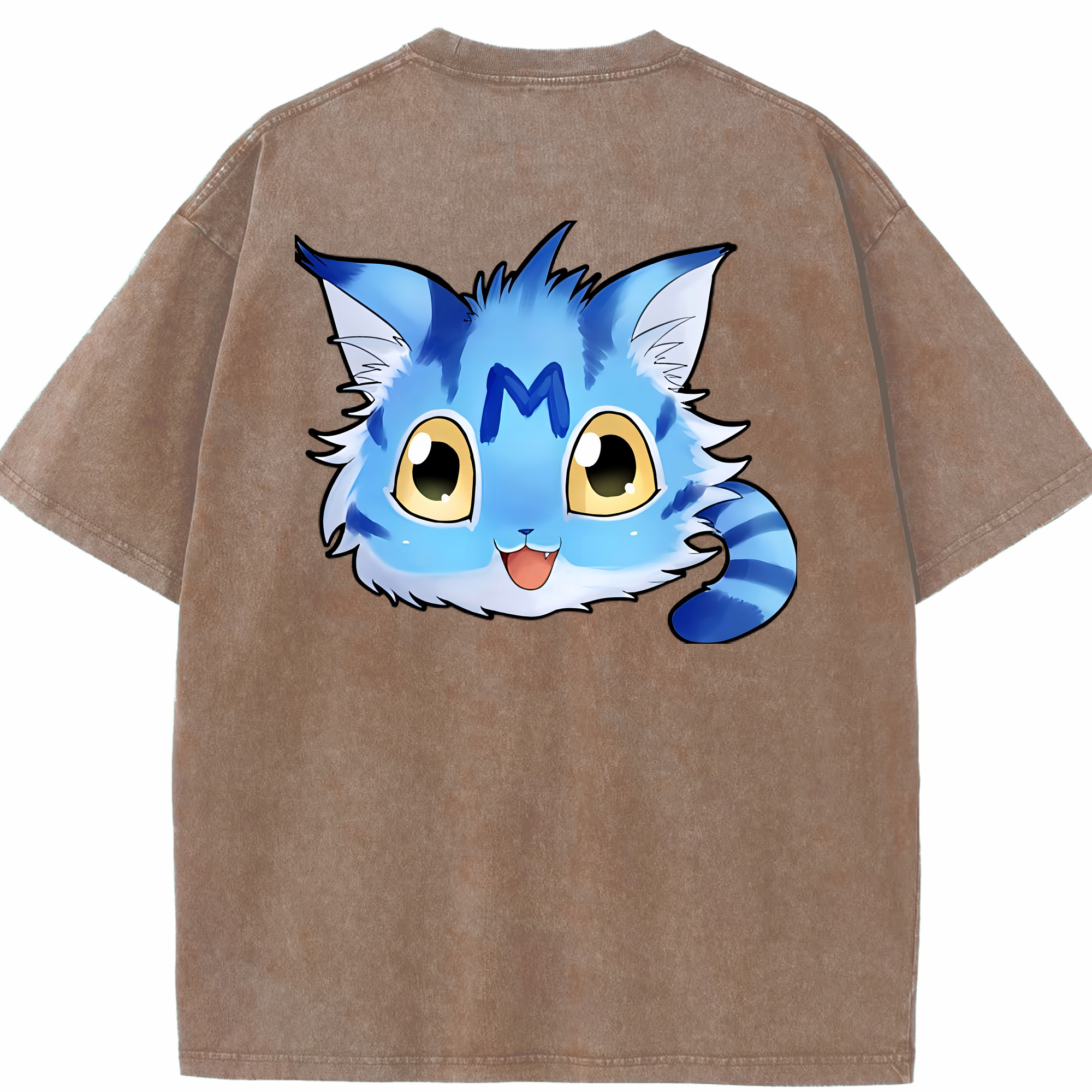 （画像用） Digimon デジタルモンスター/デジモン 綿100% ヴィンテージ風 半袖Tシャツ（背面プリント）