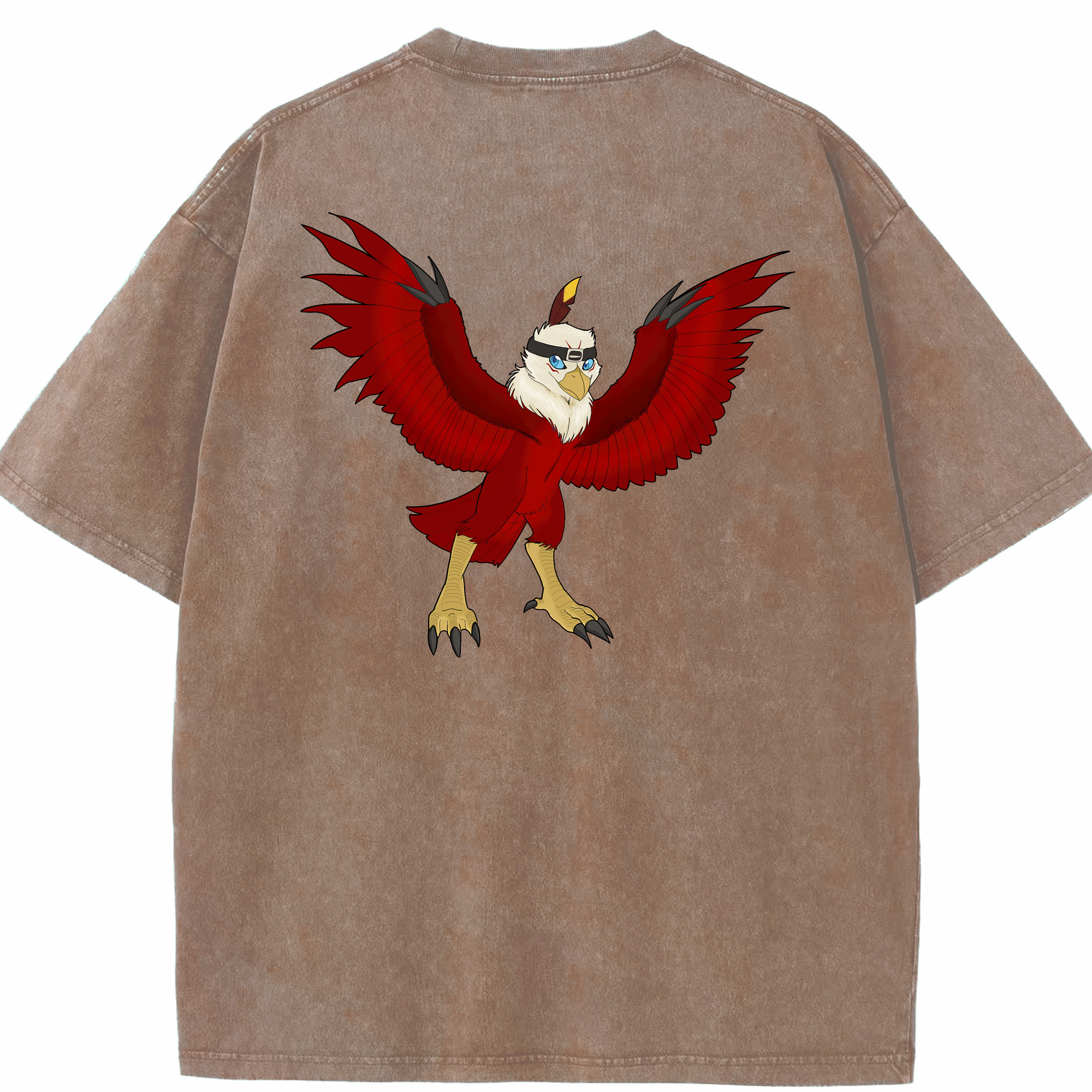 （画像用） Digimon デジタルモンスター/デジモン 綿100% ヴィンテージ風 半袖Tシャツ（背面プリント）