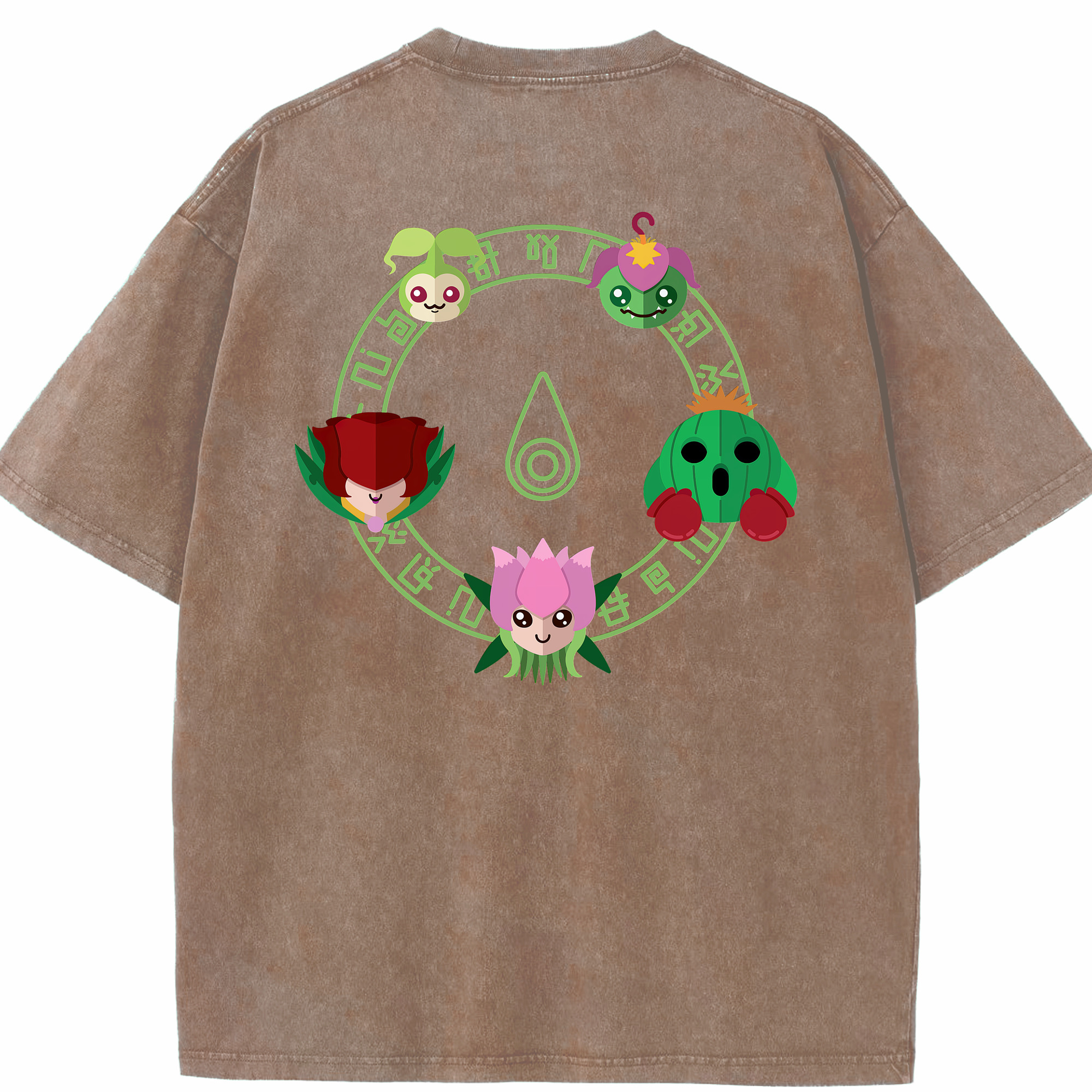 （画像用） Digimon デジタルモンスター/デジモン 綿100% ヴィンテージ風 半袖Tシャツ（背面プリント）
