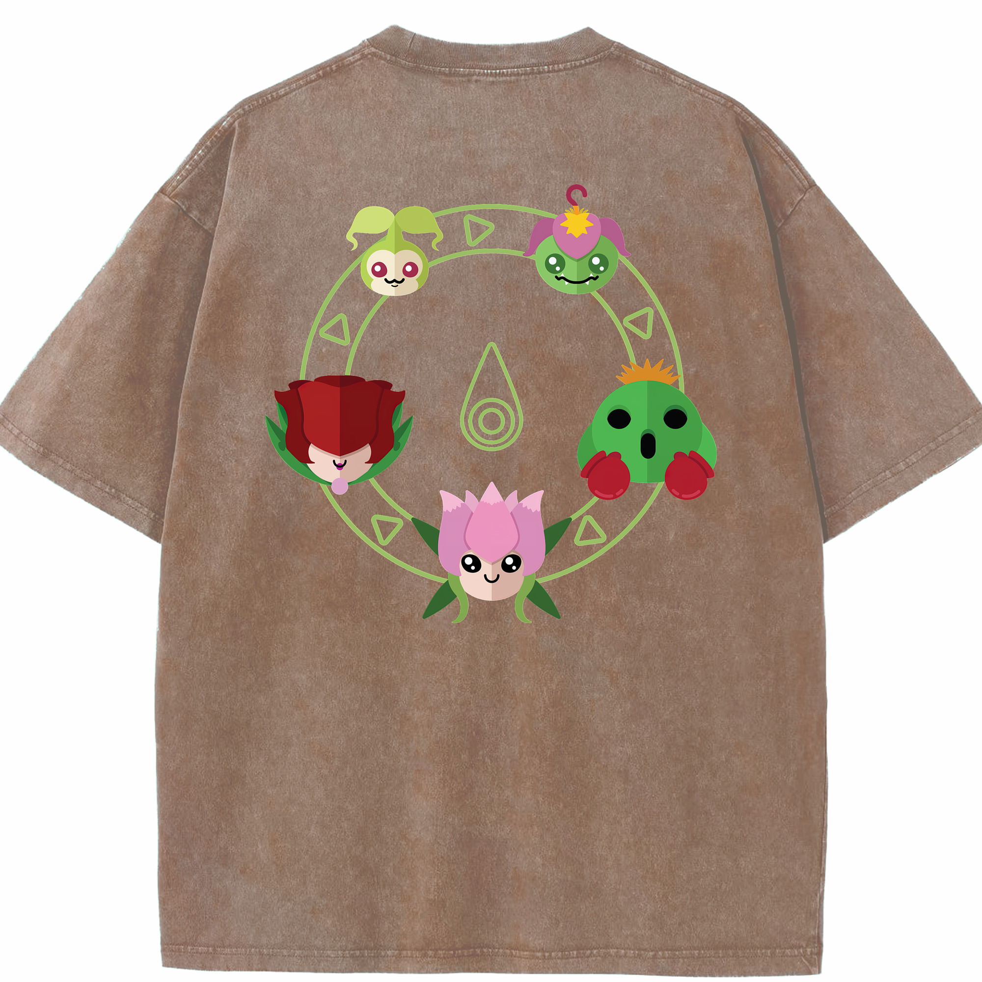 （画像用） Digimon デジタルモンスター/デジモン 綿100% ヴィンテージ風 半袖Tシャツ（背面プリント）