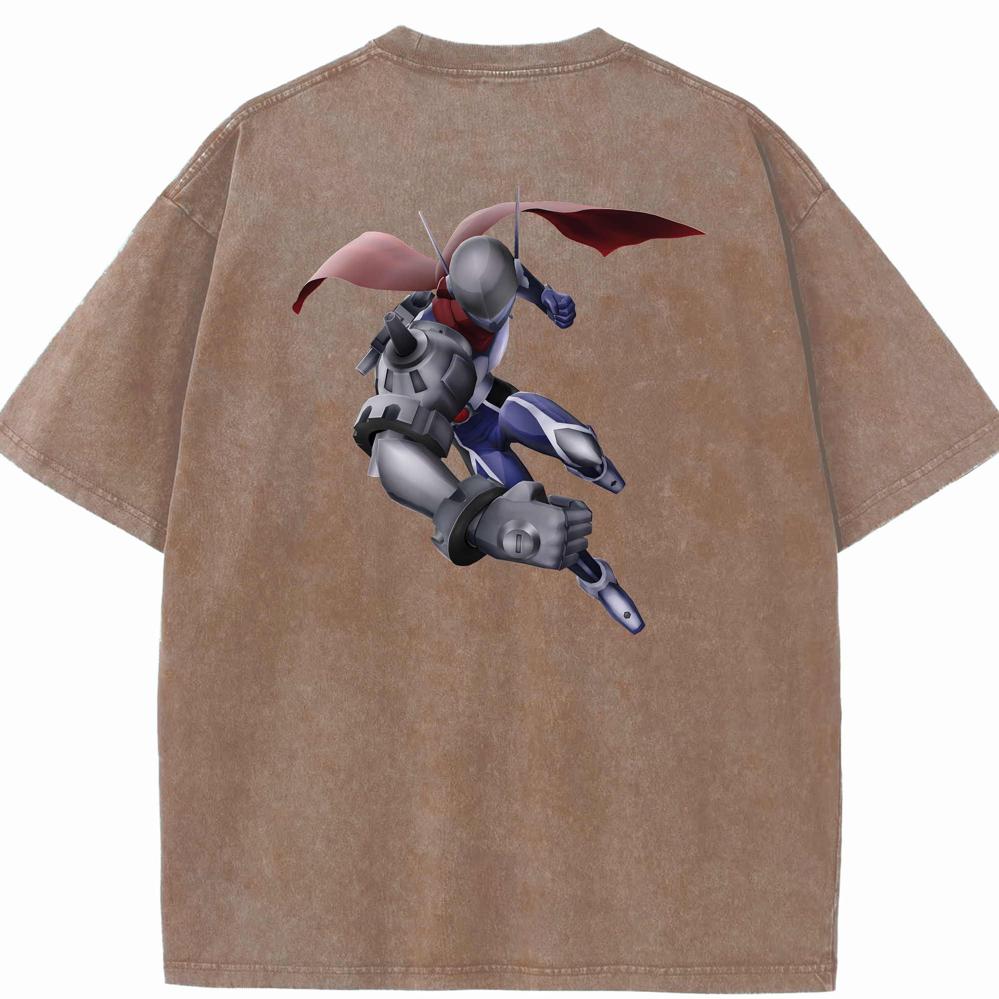 （画像用） Digimon デジタルモンスター/デジモン 綿100% ヴィンテージ風 半袖Tシャツ（背面プリント）