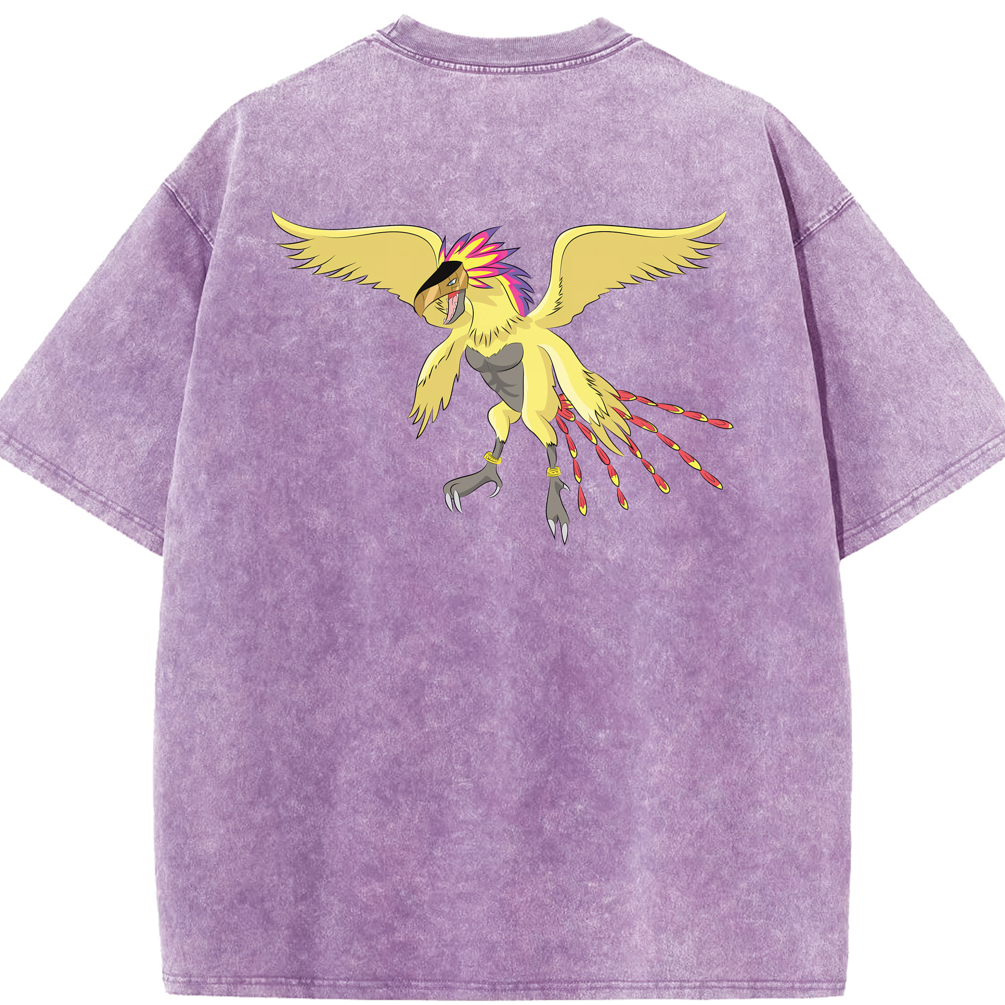 （画像用） Digimon デジタルモンスター/デジモン 綿100% ヴィンテージ風 半袖Tシャツ（背面プリント）