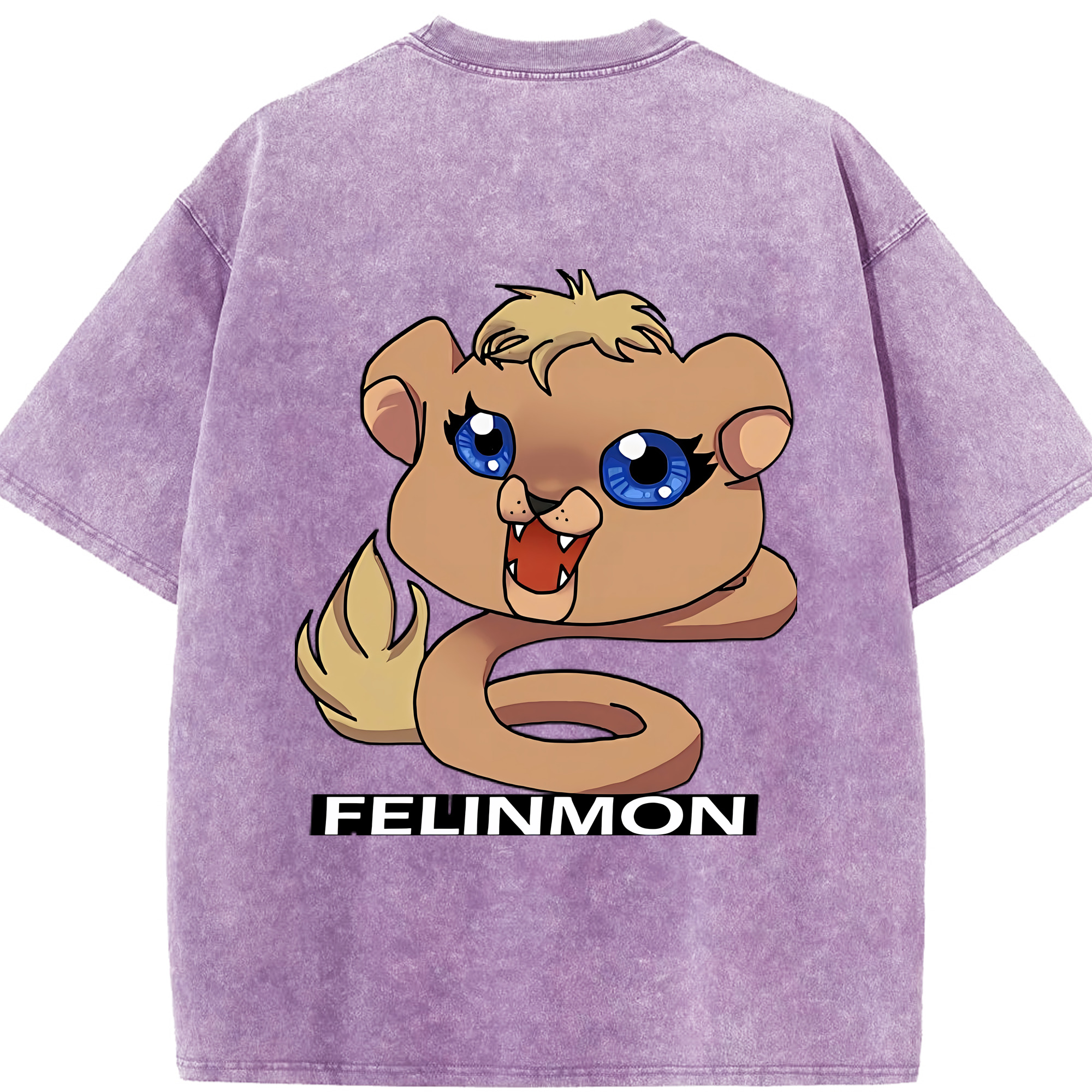 （画像用） Digimon デジタルモンスター/デジモン 綿100% ヴィンテージ風 半袖Tシャツ（背面プリント）