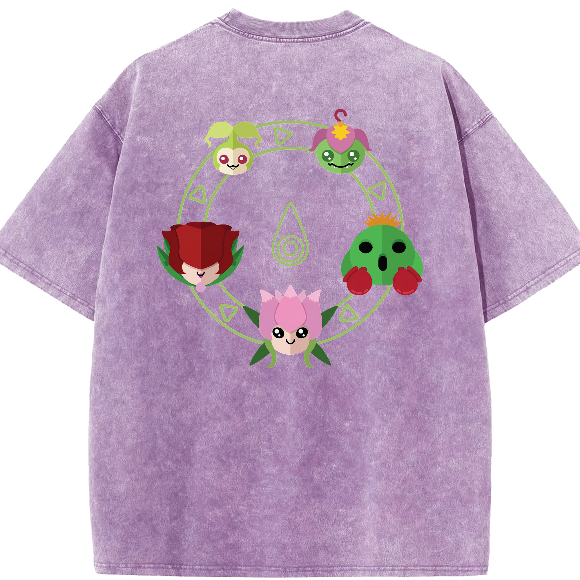 （画像用） Digimon デジタルモンスター/デジモン 綿100% ヴィンテージ風 半袖Tシャツ（背面プリント）