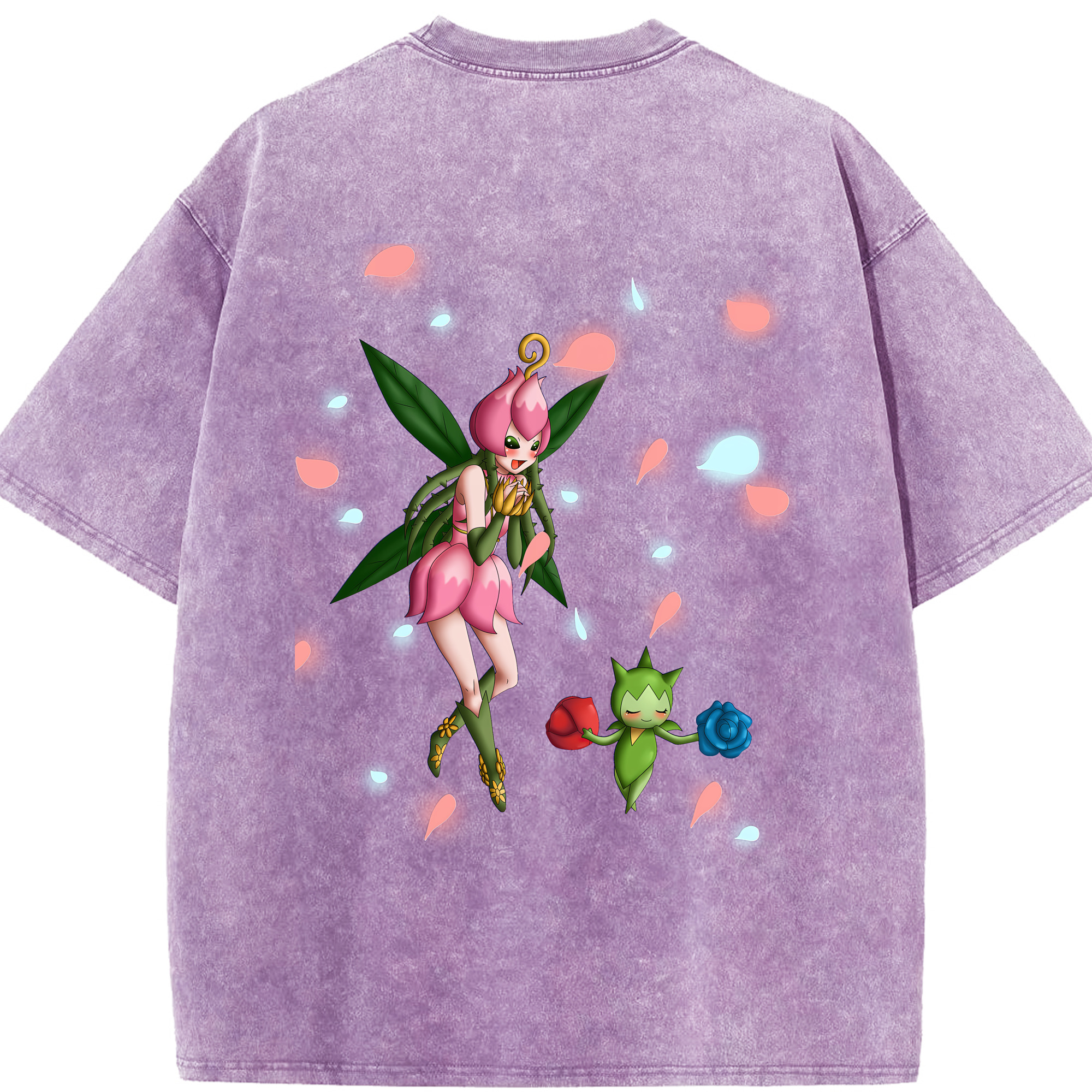 （画像用） Digimon デジタルモンスター/デジモン 綿100% ヴィンテージ風 半袖Tシャツ（背面プリント）