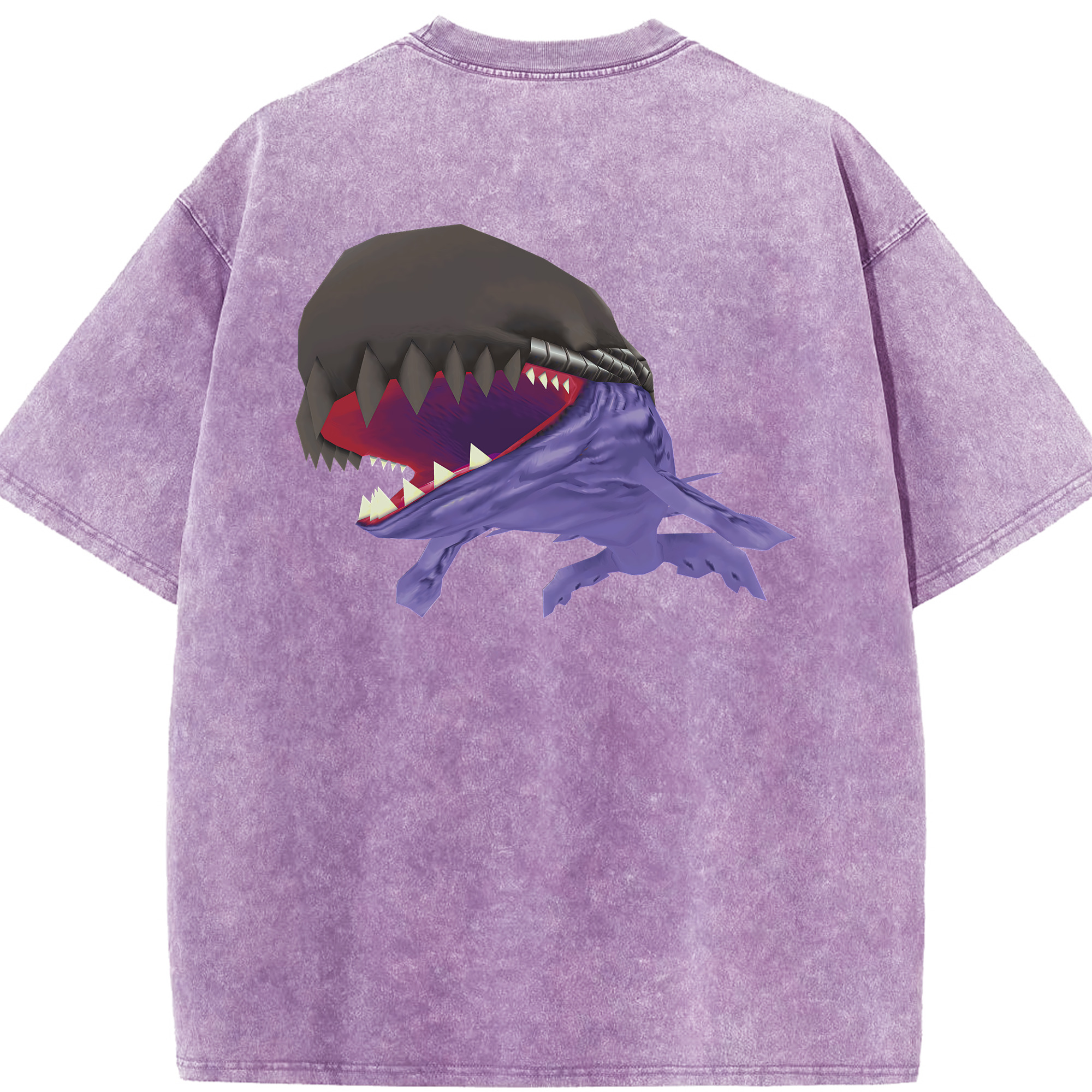 （画像用） Digimon デジタルモンスター/デジモン 綿100% ヴィンテージ風 半袖Tシャツ（背面プリント）