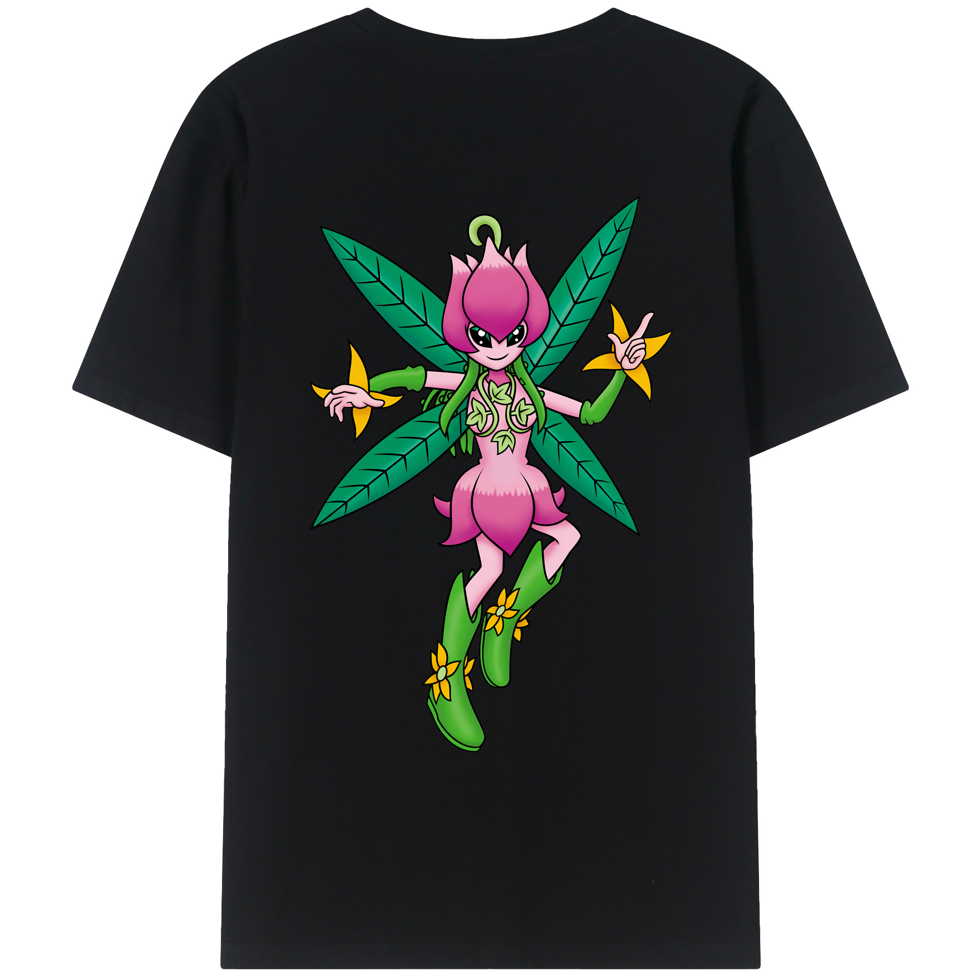 （画像用） Digimon デジタルモンスター/デジモン 綿100％ メンズ半袖Tシャツ（バックプリント） 通気性