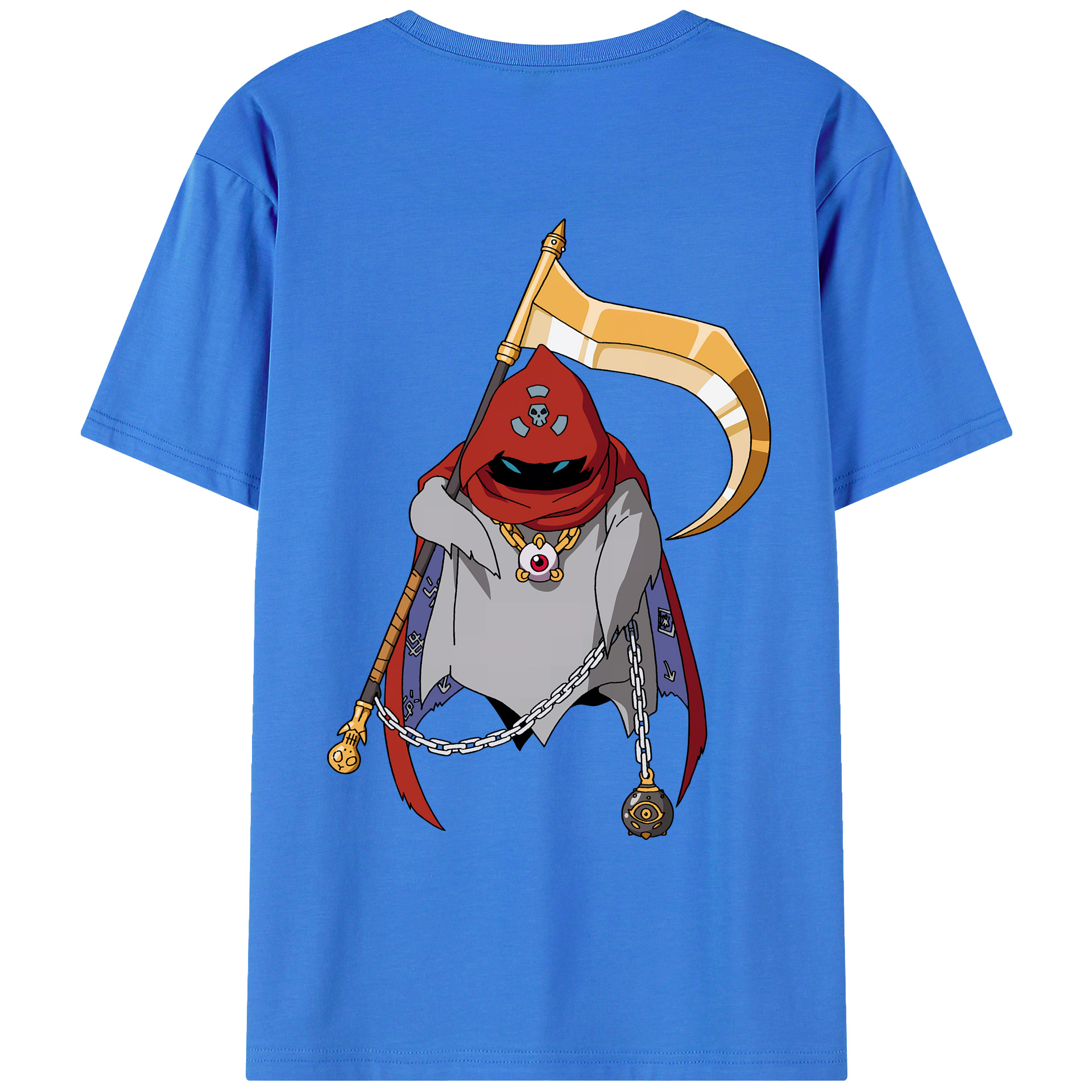 （画像用） Digimon デジタルモンスター/デジモン 綿100％ メンズ半袖Tシャツ（バックプリント） 通気性