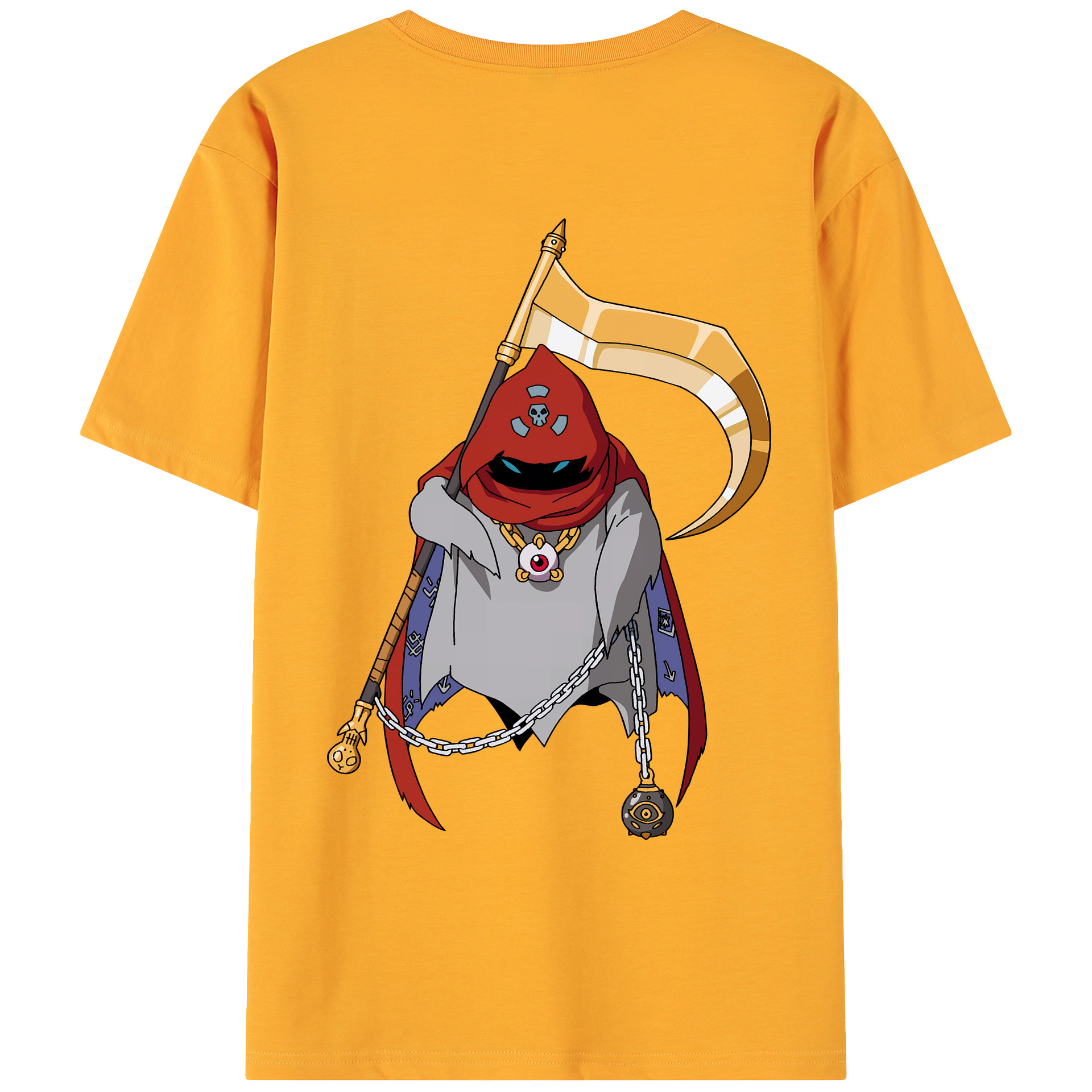 （画像用） Digimon デジタルモンスター/デジモン 綿100％ メンズ半袖Tシャツ（バックプリント） 通気性