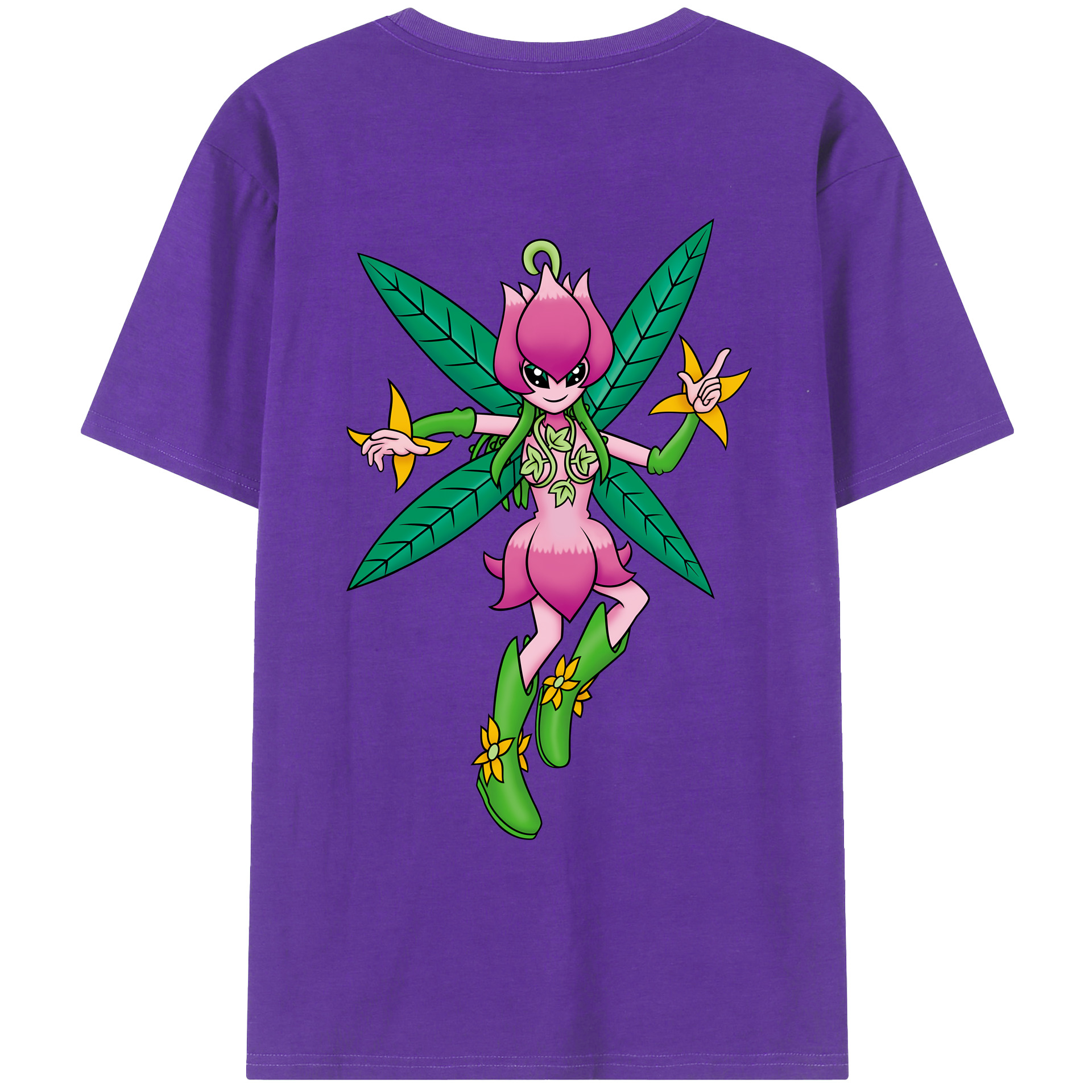 （画像用） Digimon デジタルモンスター/デジモン 綿100％ メンズ半袖Tシャツ（バックプリント） 通気性