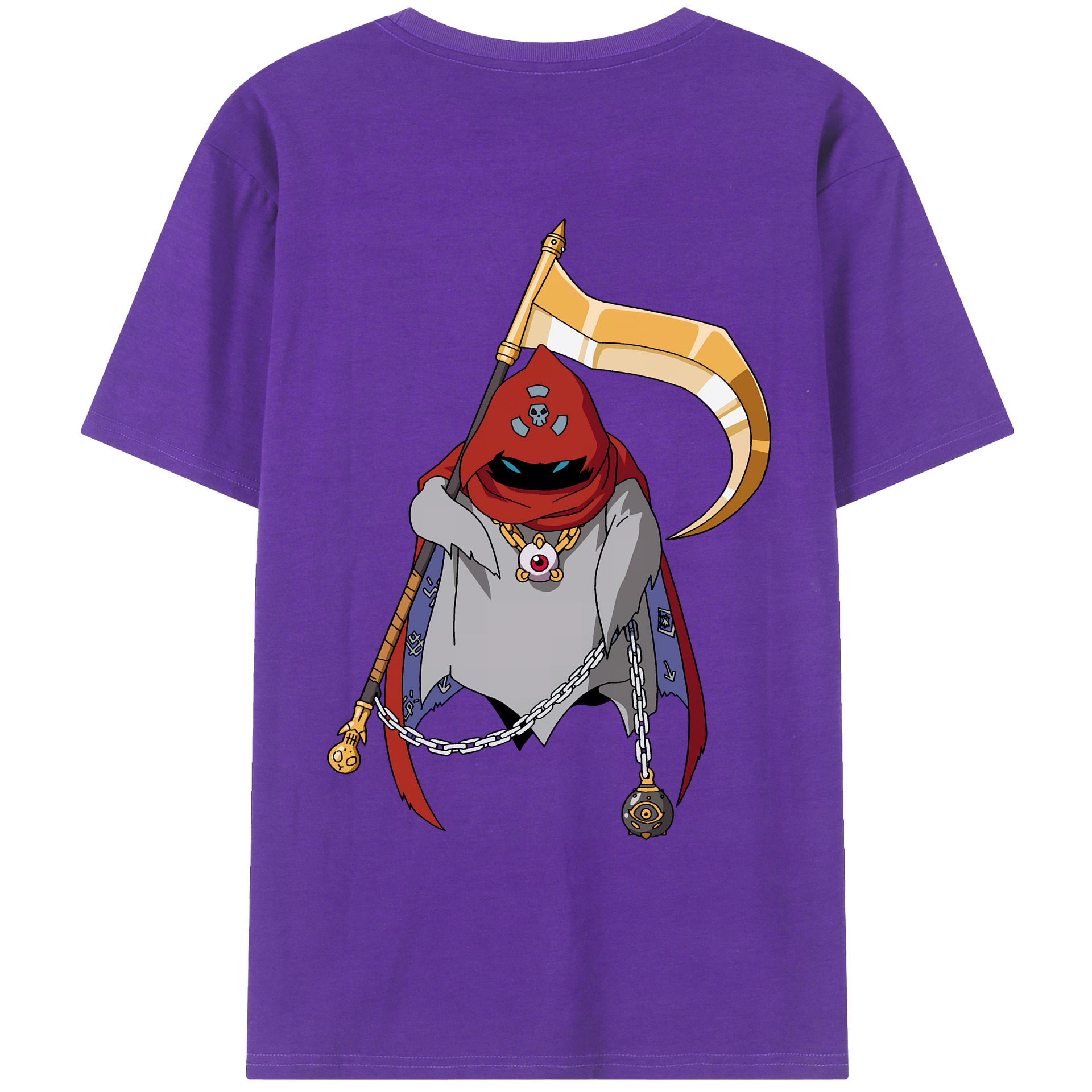 （画像用） Digimon デジタルモンスター/デジモン 綿100％ メンズ半袖Tシャツ（バックプリント） 通気性