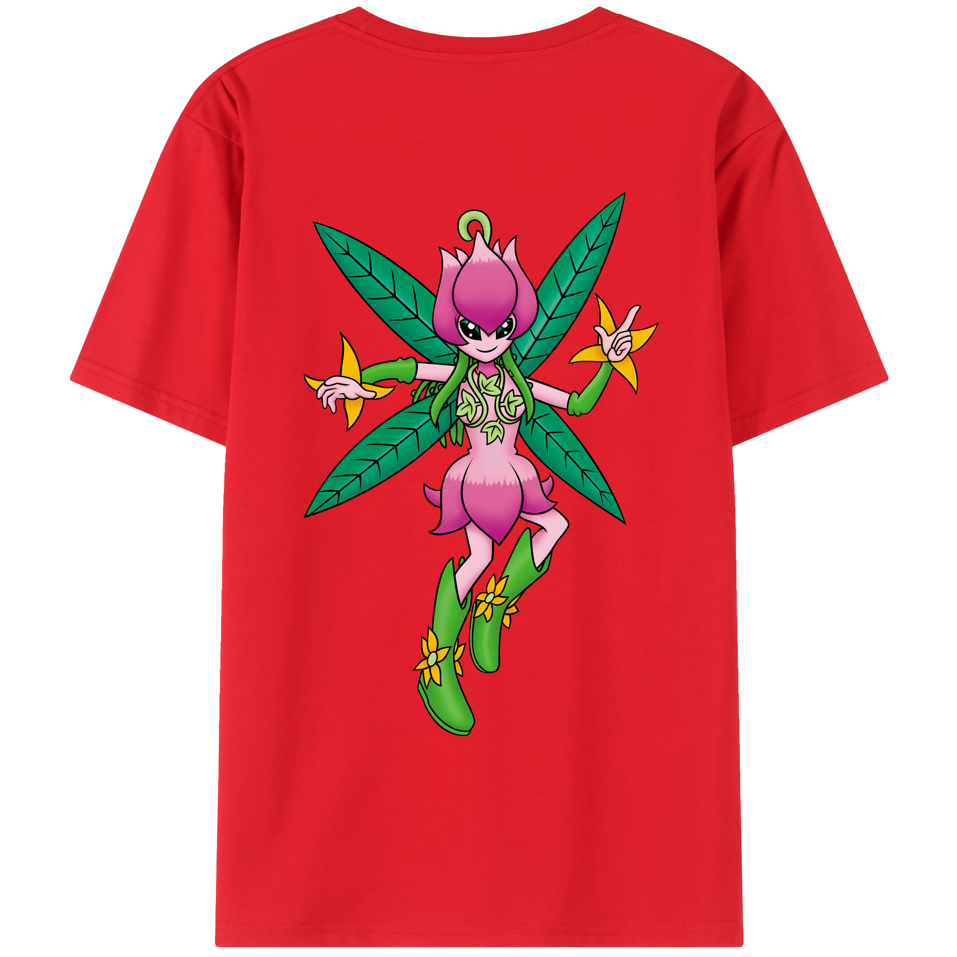 （画像用） Digimon デジタルモンスター/デジモン 綿100％ メンズ半袖Tシャツ（バックプリント） 通気性