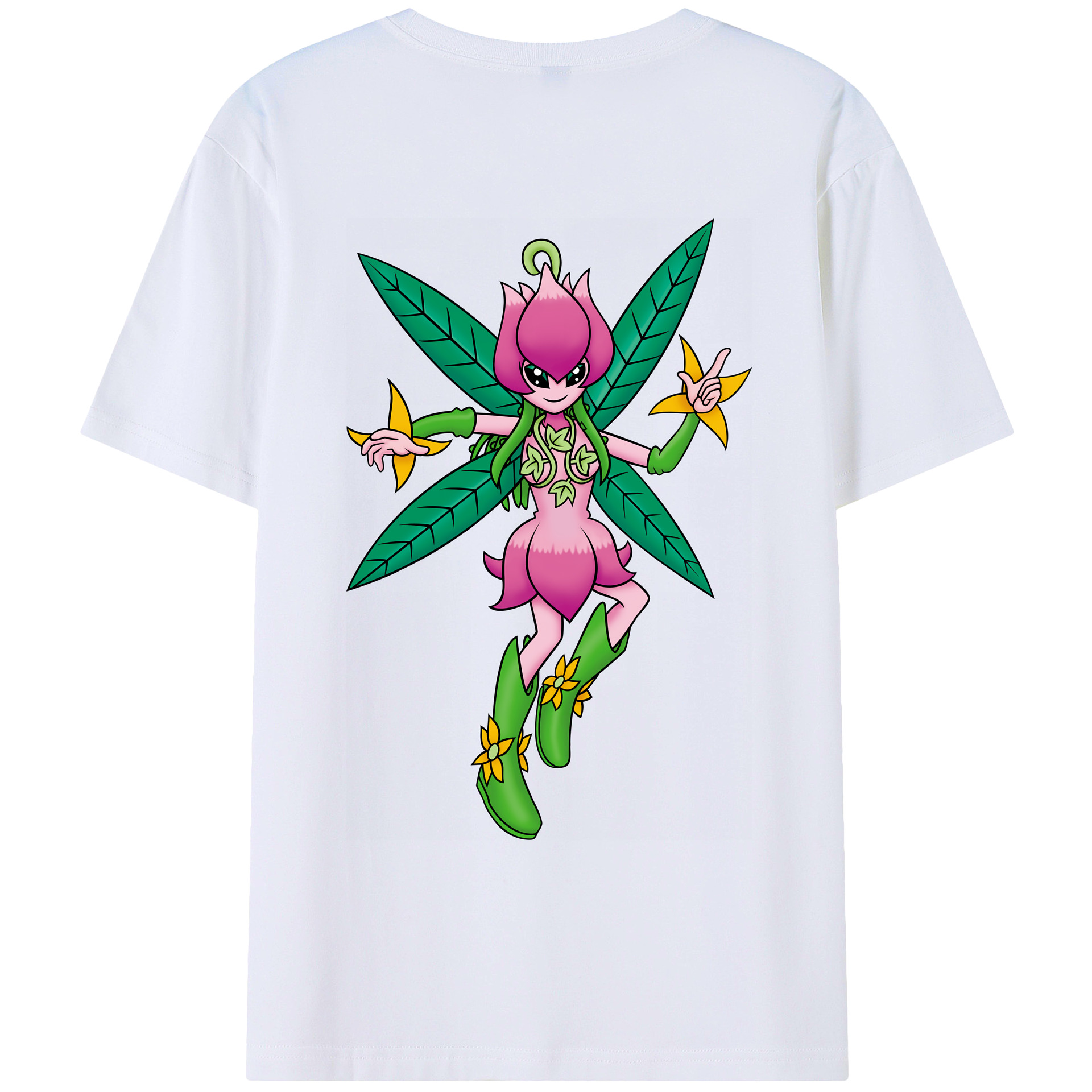 （画像用） Digimon デジタルモンスター/デジモン 綿100％ メンズ半袖Tシャツ（バックプリント） 通気性