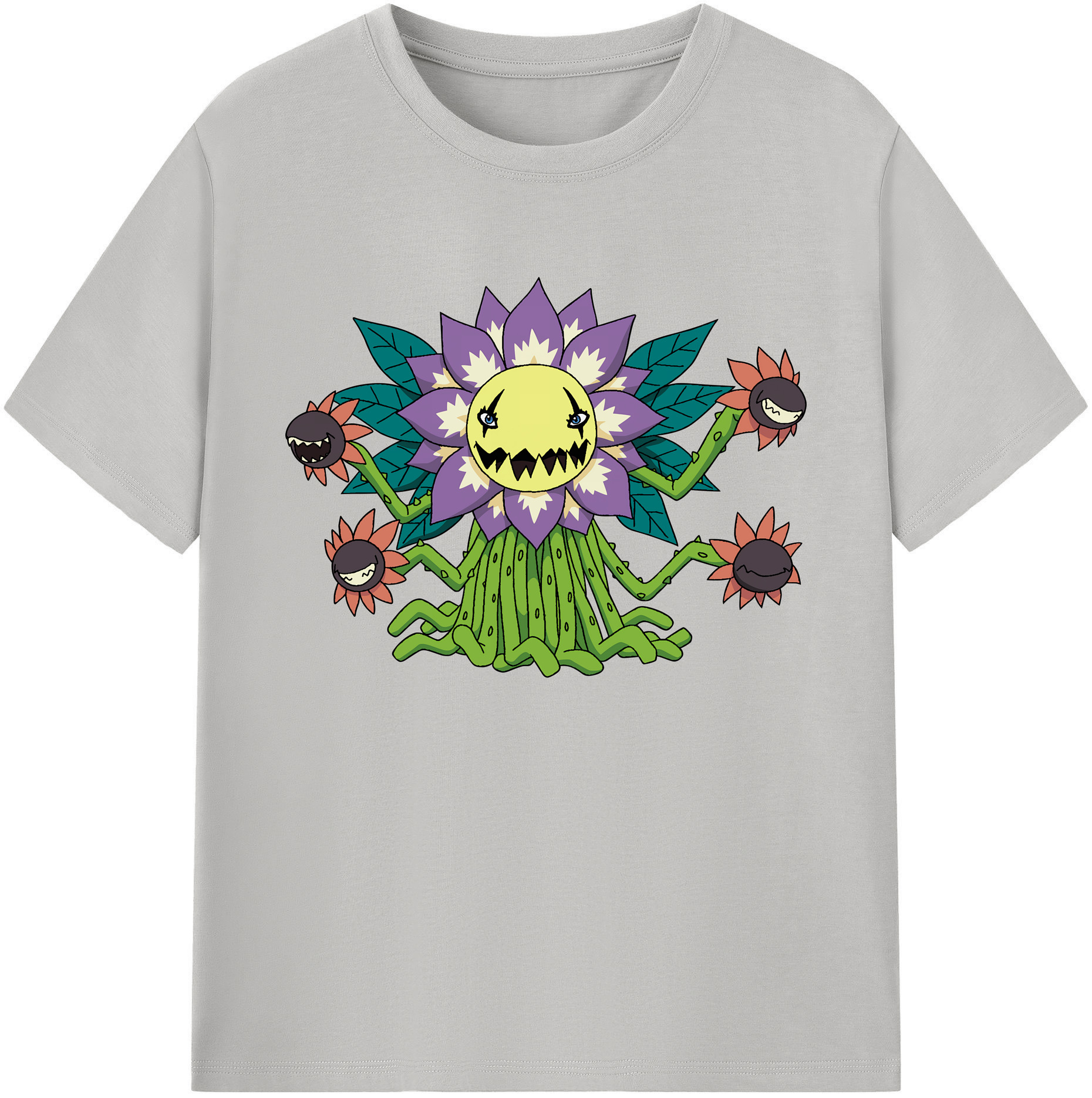 （画像用） Digimon デジタルモンスター/デジモン 綿100％ メンズ半袖Tシャツ｜肌触りやわらか＆通気性