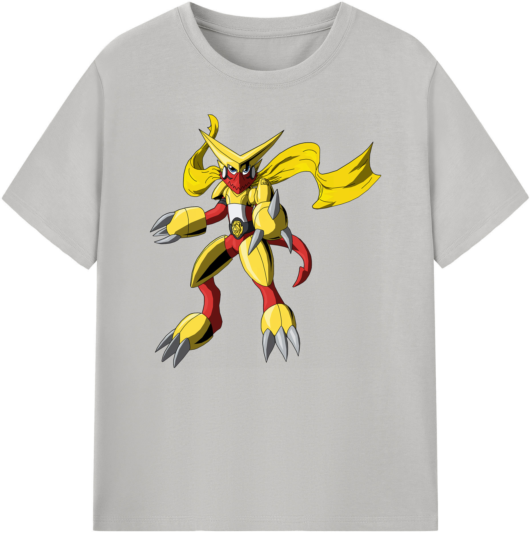 （画像用） Digimon デジタルモンスター/デジモン 綿100％ メンズ半袖Tシャツ｜肌触りやわらか＆通気性
