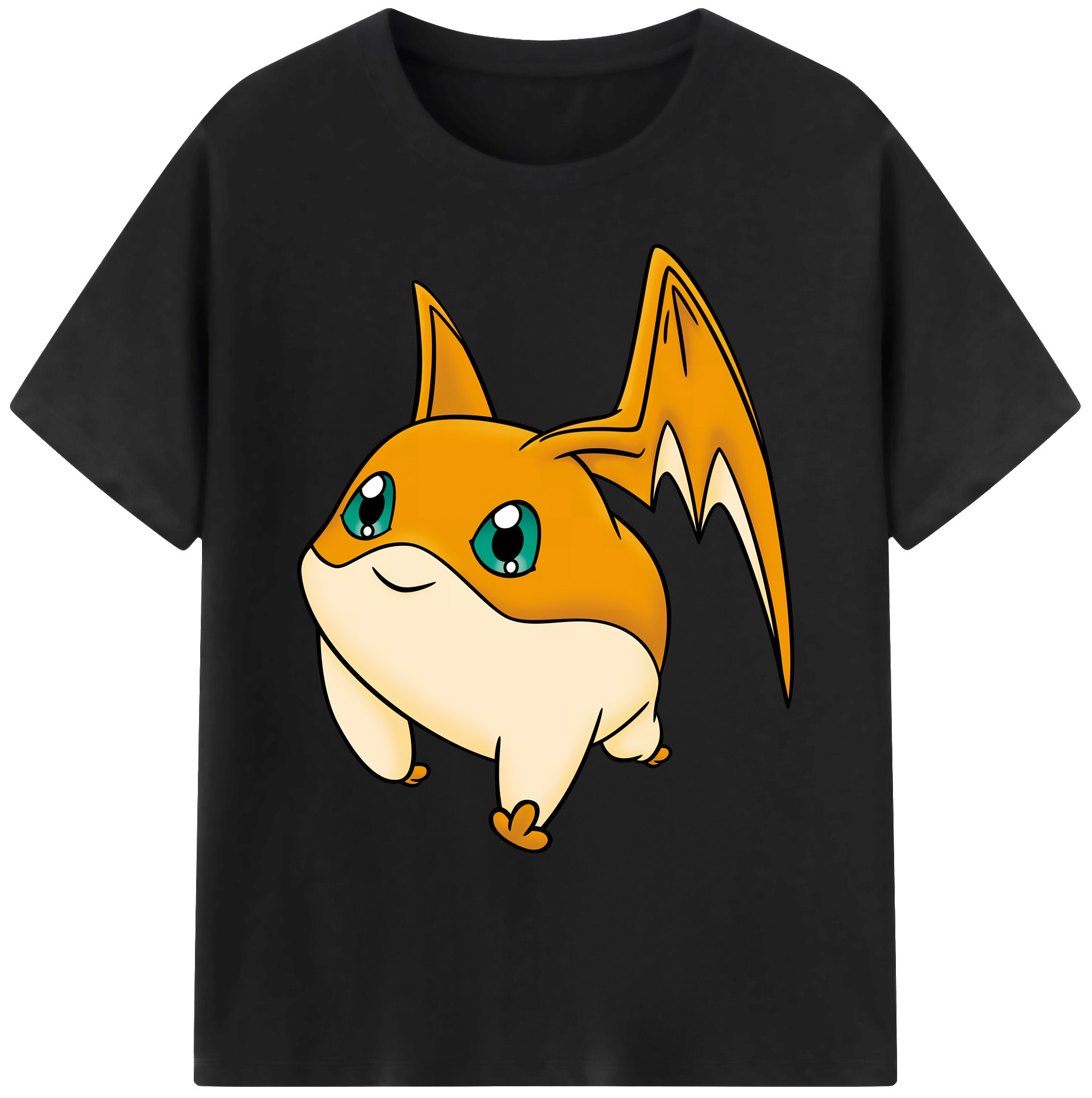 （画像用） Digimon デジタルモンスター/デジモン 綿100％ メンズ半袖Tシャツ｜肌触りやわらか＆通気性