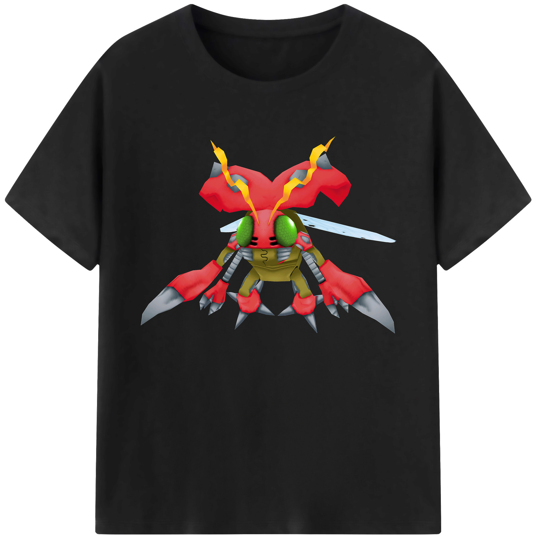 （画像用） Digimon デジタルモンスター/デジモン 綿100％ メンズ半袖Tシャツ｜肌触りやわらか＆通気性