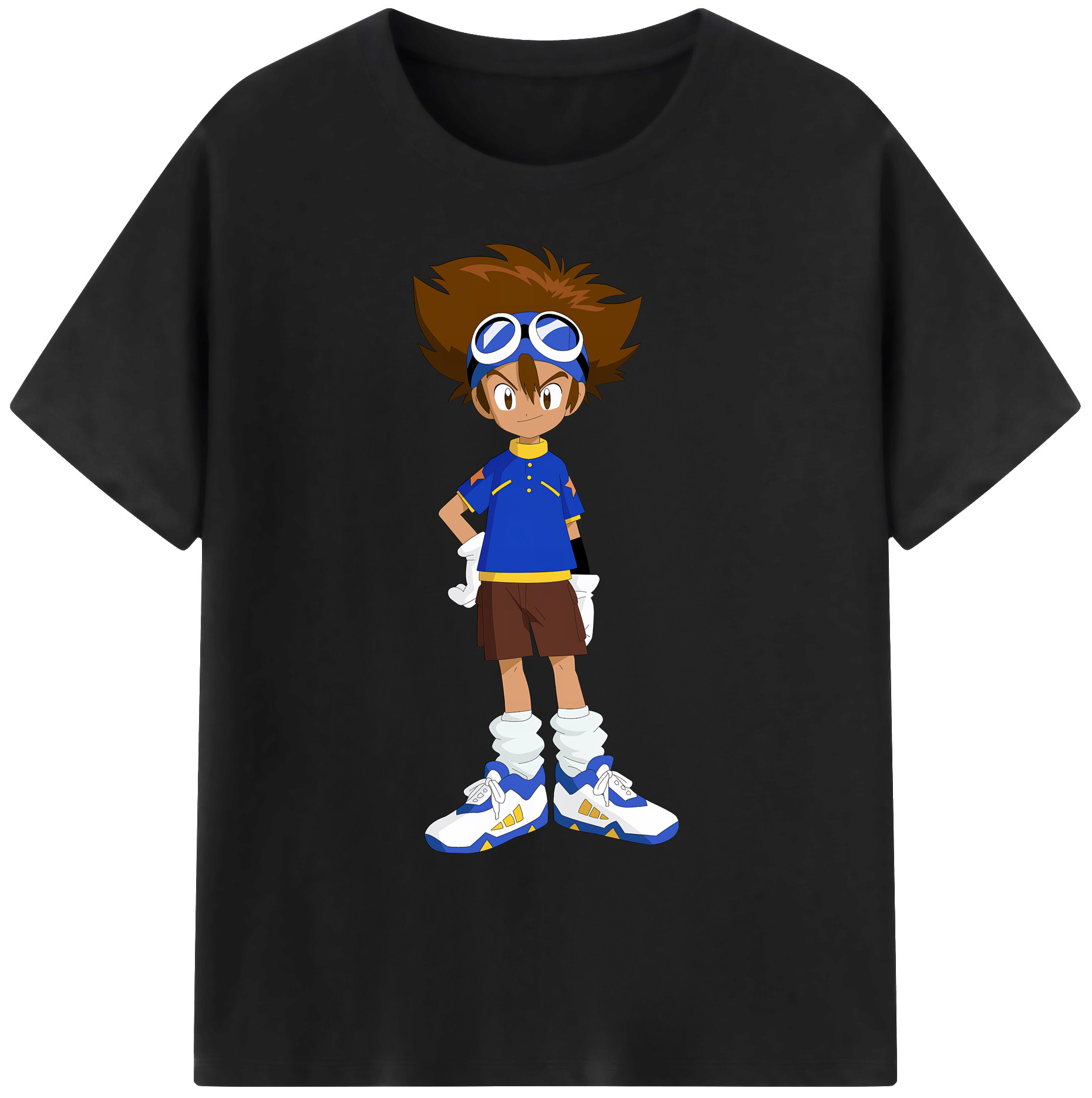 （画像用） Digimon デジタルモンスター/デジモン 綿100％ メンズ半袖Tシャツ｜肌触りやわらか＆通気性