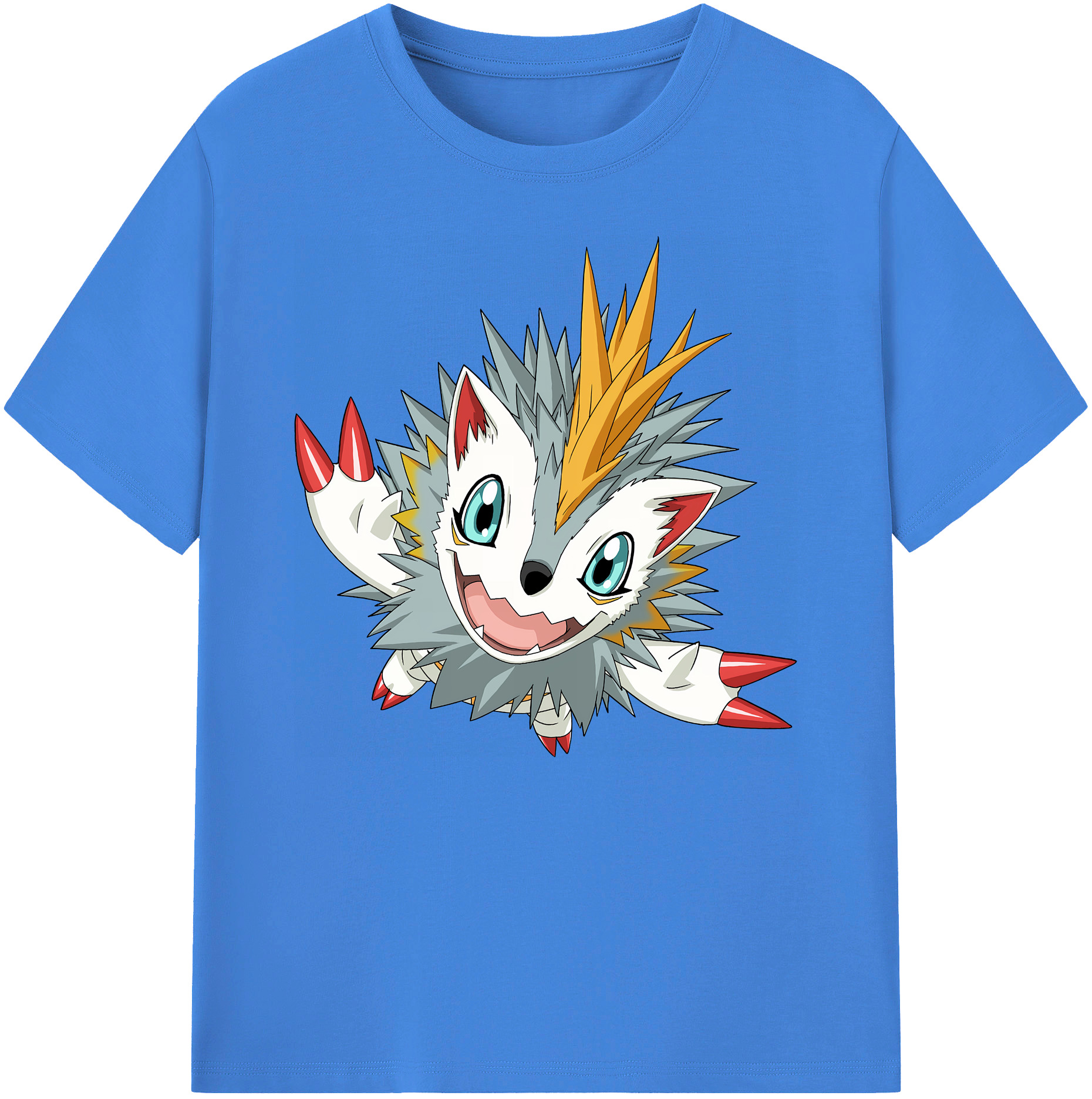 （画像用） Digimon デジタルモンスター/デジモン 綿100％ メンズ半袖Tシャツ｜肌触りやわらか＆通気性
