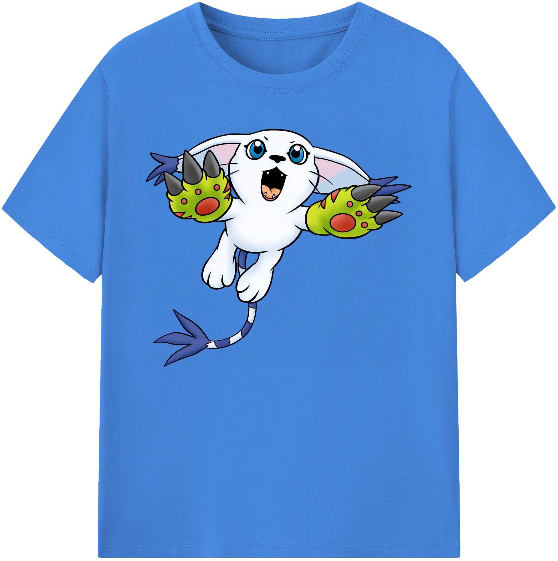 （画像用） Digimon デジタルモンスター/デジモン 綿100％ メンズ半袖Tシャツ｜肌触りやわらか＆通気性