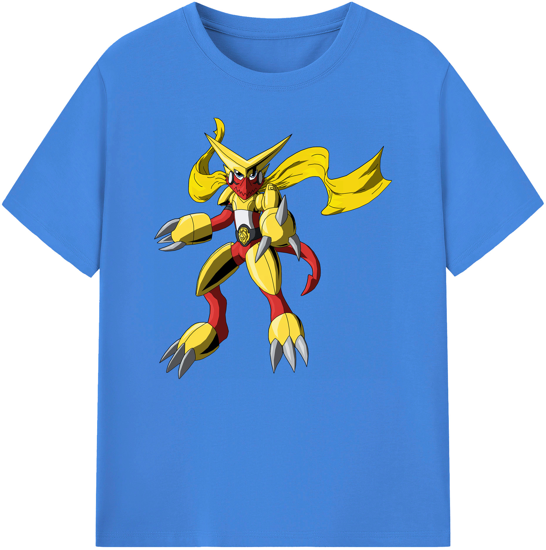 （画像用） Digimon デジタルモンスター/デジモン 綿100％ メンズ半袖Tシャツ｜肌触りやわらか＆通気性