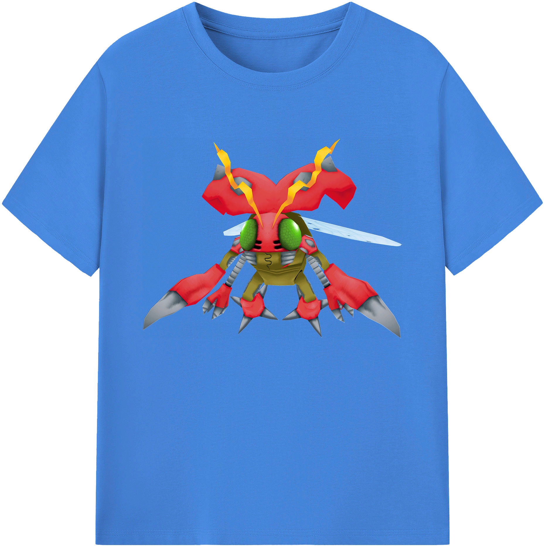 （画像用） Digimon デジタルモンスター/デジモン 綿100％ メンズ半袖Tシャツ｜肌触りやわらか＆通気性