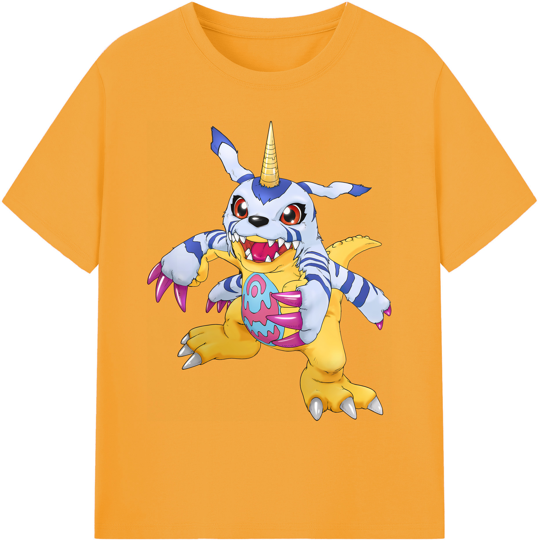 （画像用） Digimon デジタルモンスター/デジモン 綿100％ メンズ半袖Tシャツ｜肌触りやわらか＆通気性