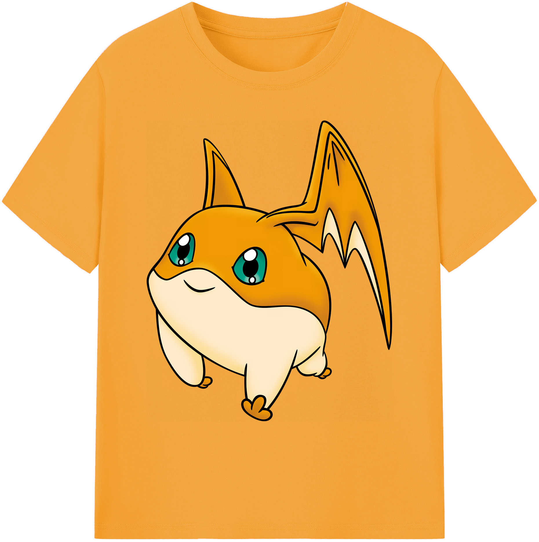 （画像用） Digimon デジタルモンスター/デジモン 綿100％ メンズ半袖Tシャツ｜肌触りやわらか＆通気性