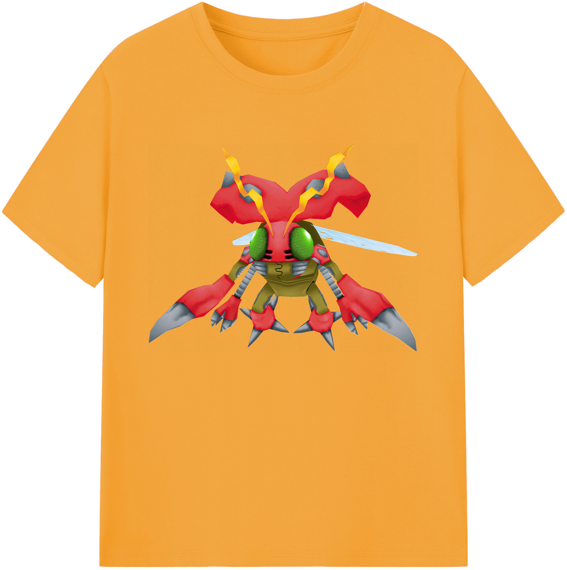 （画像用） Digimon デジタルモンスター/デジモン 綿100％ メンズ半袖Tシャツ｜肌触りやわらか＆通気性