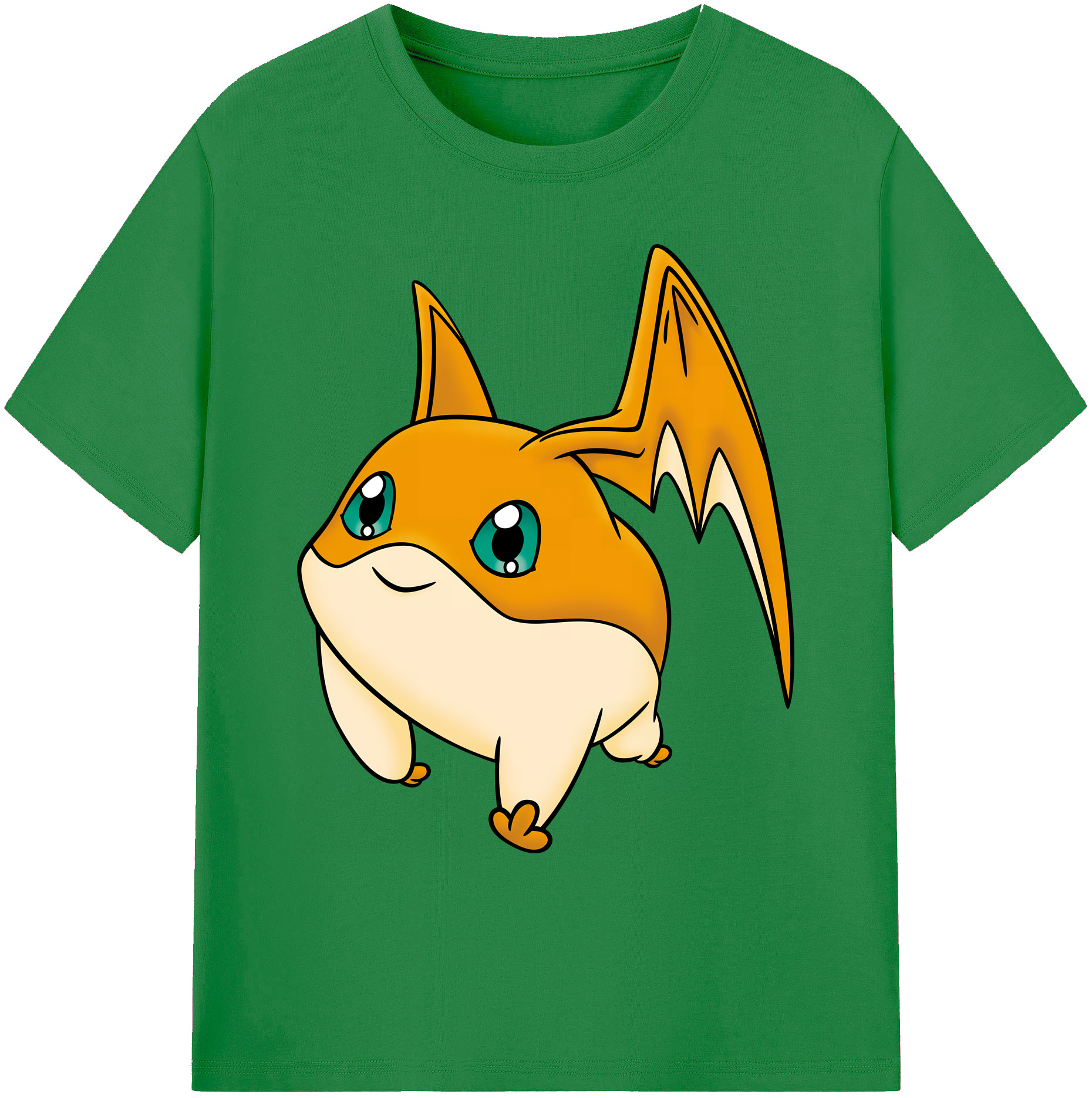 （画像用） Digimon デジタルモンスター/デジモン 綿100％ メンズ半袖Tシャツ｜肌触りやわらか＆通気性
