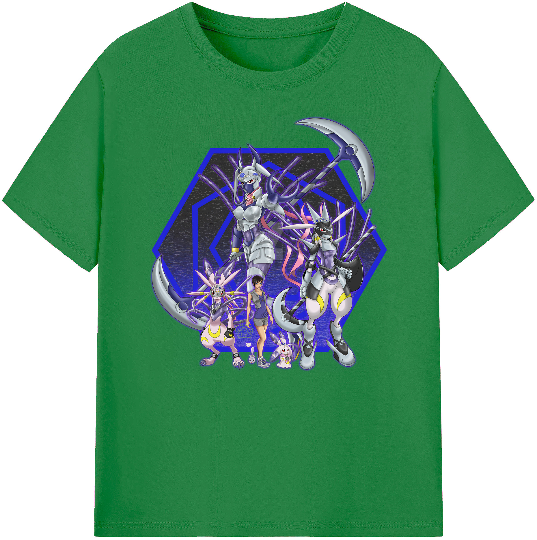 （画像用） Digimon デジタルモンスター/デジモン 綿100％ メンズ半袖Tシャツ｜肌触りやわらか＆通気性