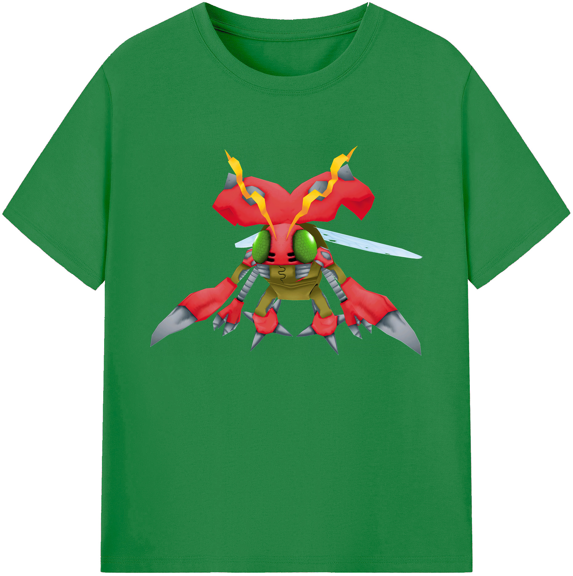 （画像用） Digimon デジタルモンスター/デジモン 綿100％ メンズ半袖Tシャツ｜肌触りやわらか＆通気性