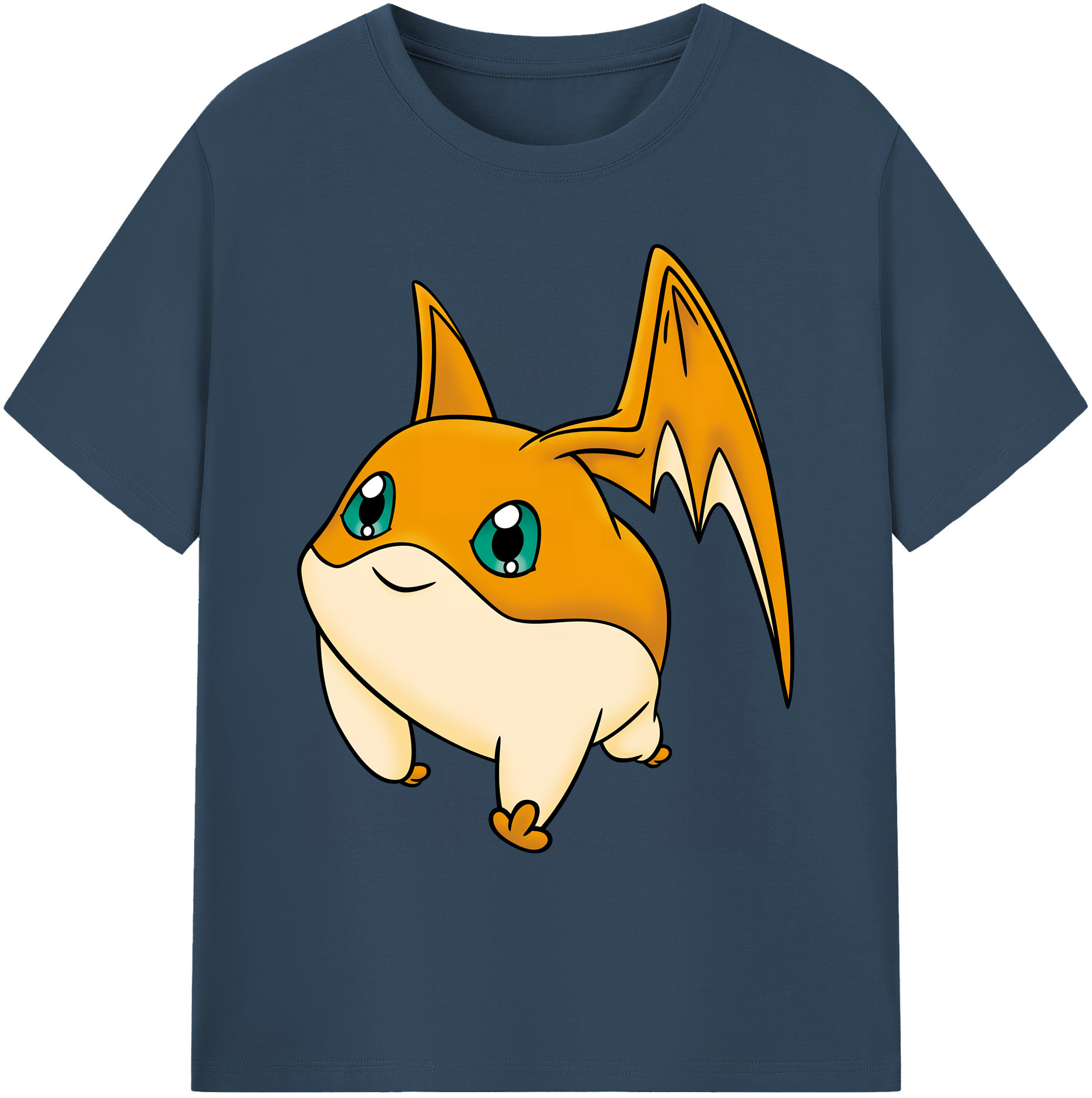 （画像用） Digimon デジタルモンスター/デジモン 綿100％ メンズ半袖Tシャツ｜肌触りやわらか＆通気性