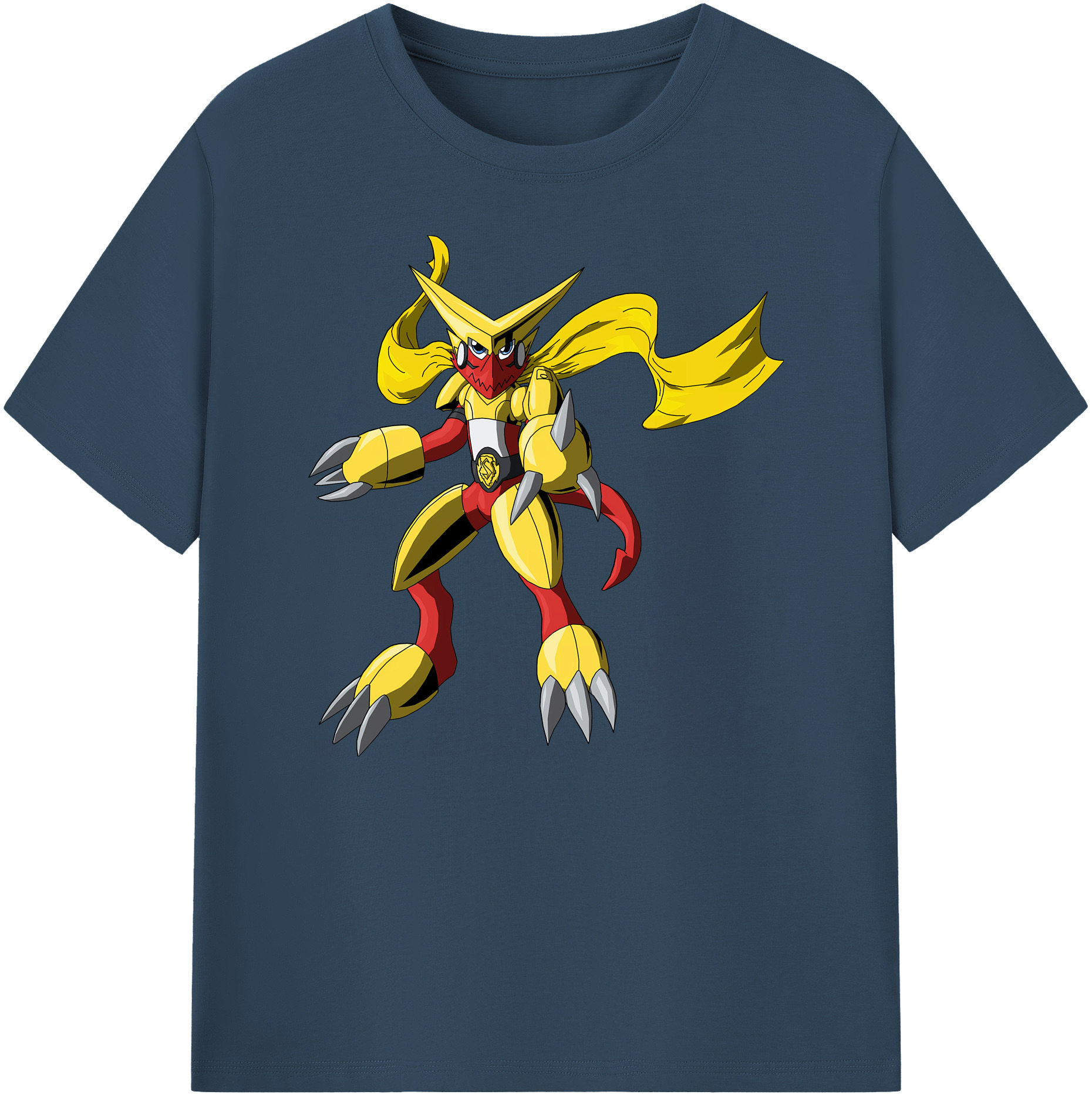 （画像用） Digimon デジタルモンスター/デジモン 綿100％ メンズ半袖Tシャツ｜肌触りやわらか＆通気性
