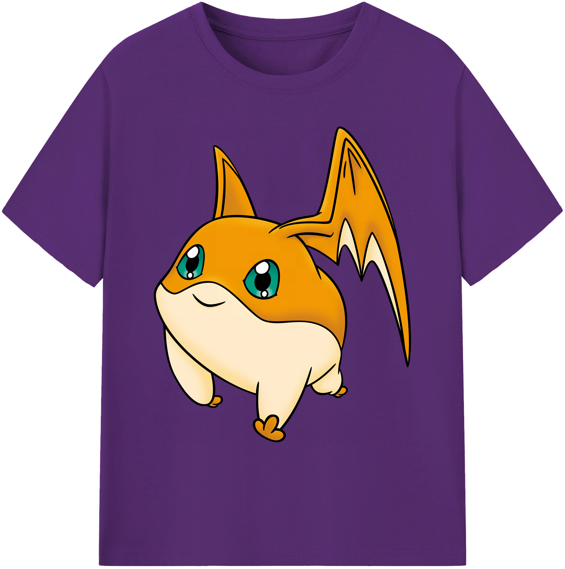 （画像用） Digimon デジタルモンスター/デジモン 綿100％ メンズ半袖Tシャツ｜肌触りやわらか＆通気性