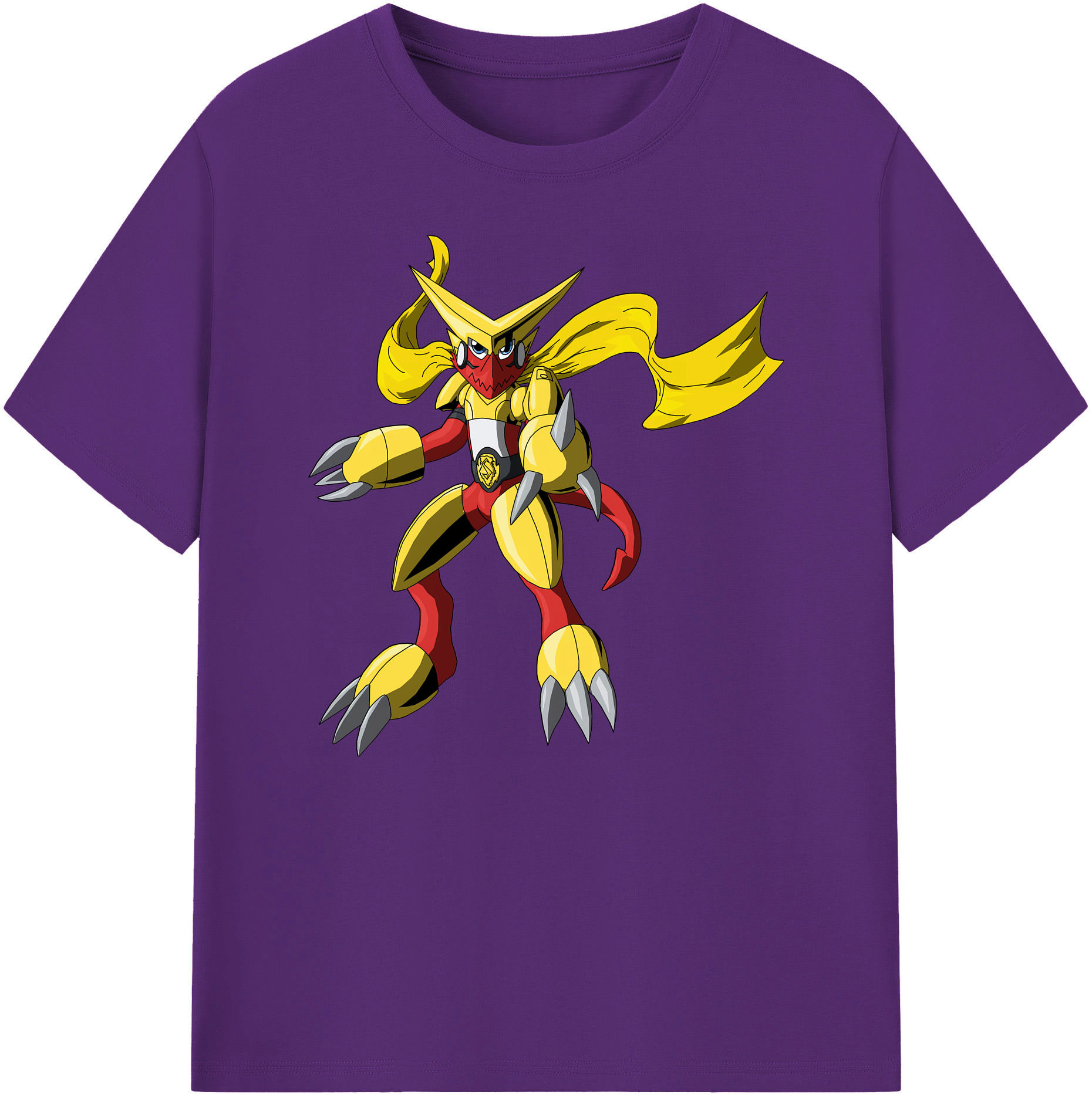 （画像用） Digimon デジタルモンスター/デジモン 綿100％ メンズ半袖Tシャツ｜肌触りやわらか＆通気性
