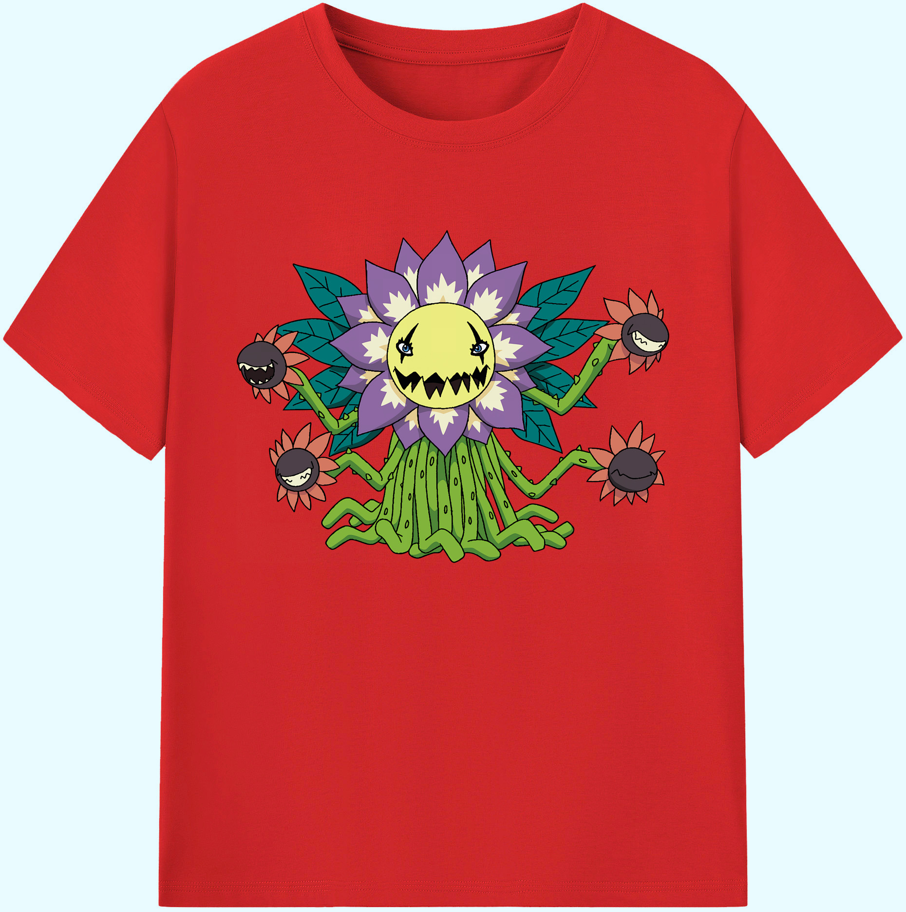 （画像用） Digimon デジタルモンスター/デジモン 綿100％ メンズ半袖Tシャツ｜肌触りやわらか＆通気性