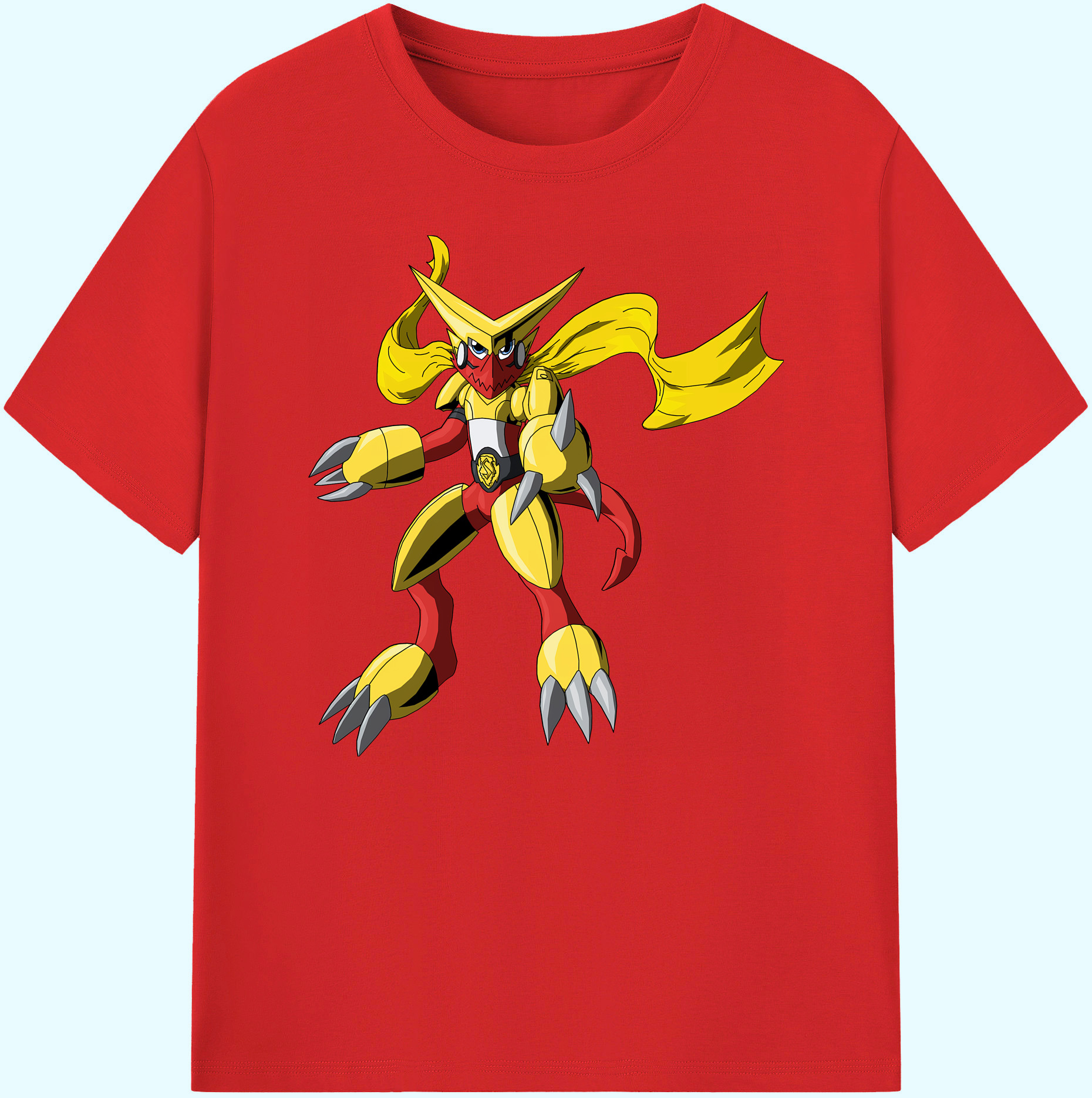 （画像用） Digimon デジタルモンスター/デジモン 綿100％ メンズ半袖Tシャツ｜肌触りやわらか＆通気性